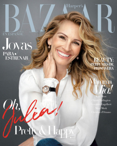 Julia Roberts covers Harper’s Bazaar Mexico & Latin America May 2021 by Shayne Laverdiere