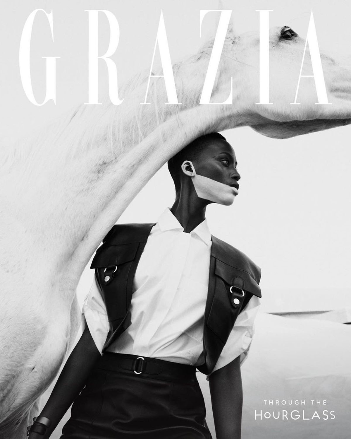Kristine Angeshi covers Grazia International Issue 9 2021 by Paul Morel