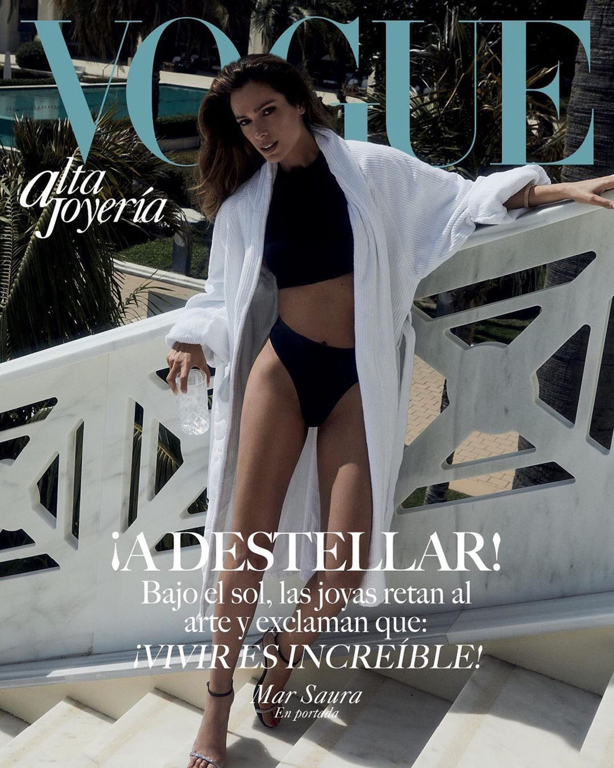 Mar Saura covers Vogue High Jewelry Mexico & Latin America May 2021 by Alvaro Beamud Cortes