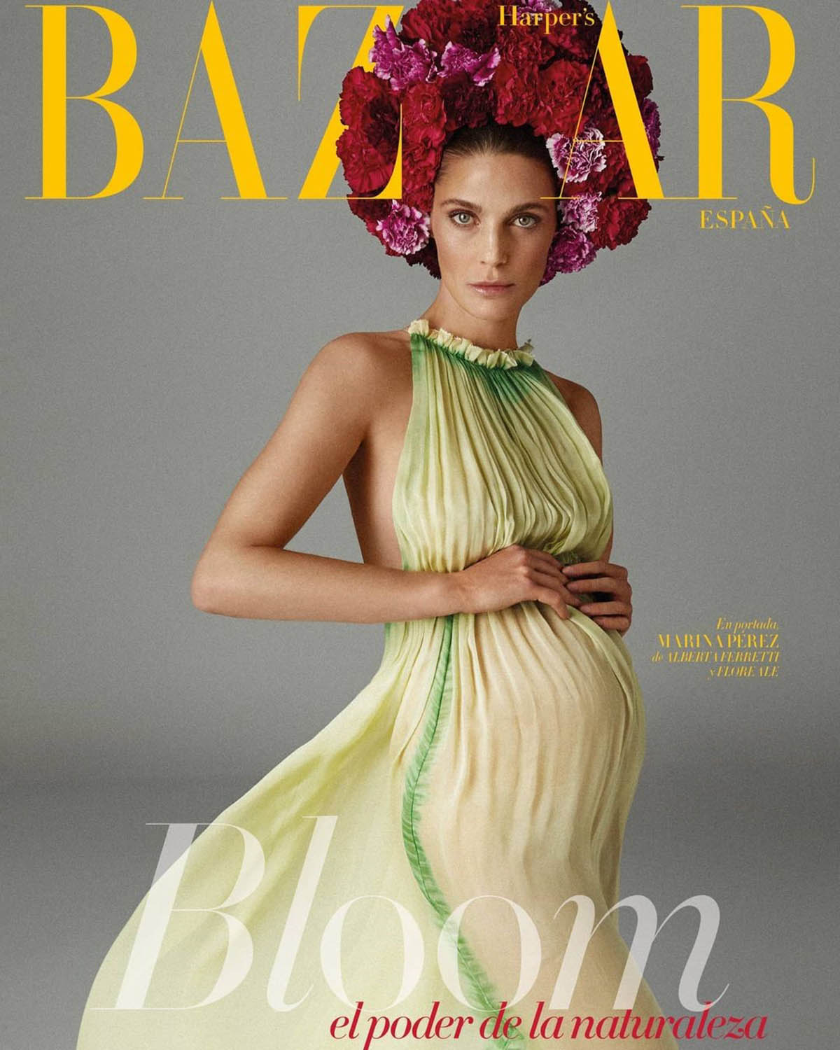 Marina Pérez covers Harper’s Bazaar Spain May 2021 by Xavi Gordo