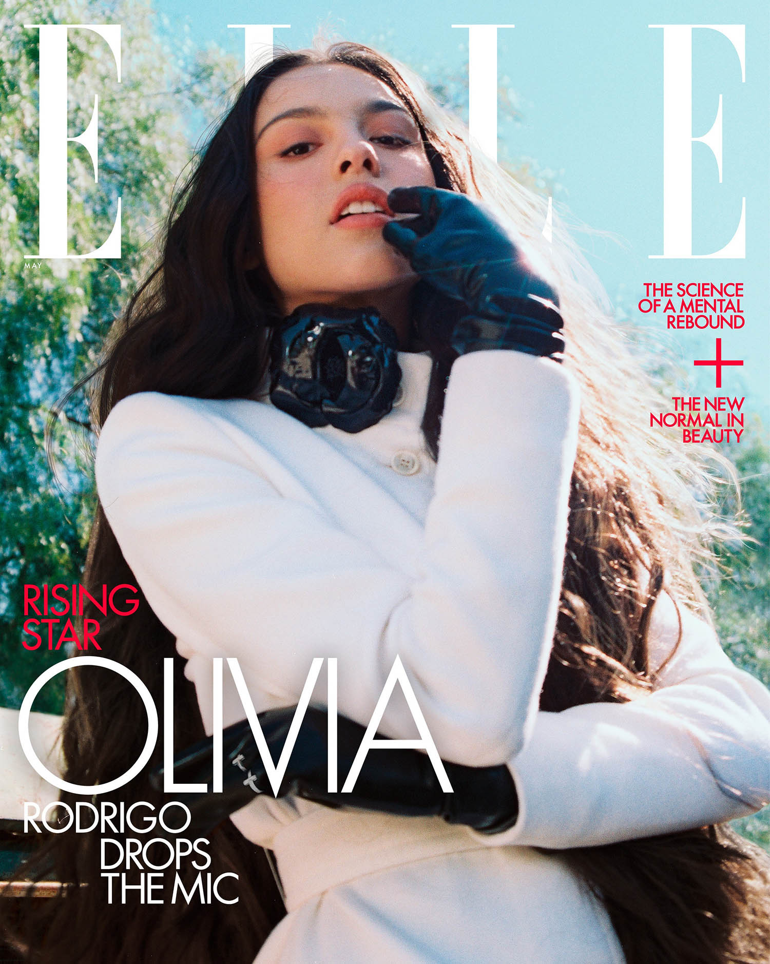 Olivia Rodrigo covers Elle US May 2021 by Petra Collins