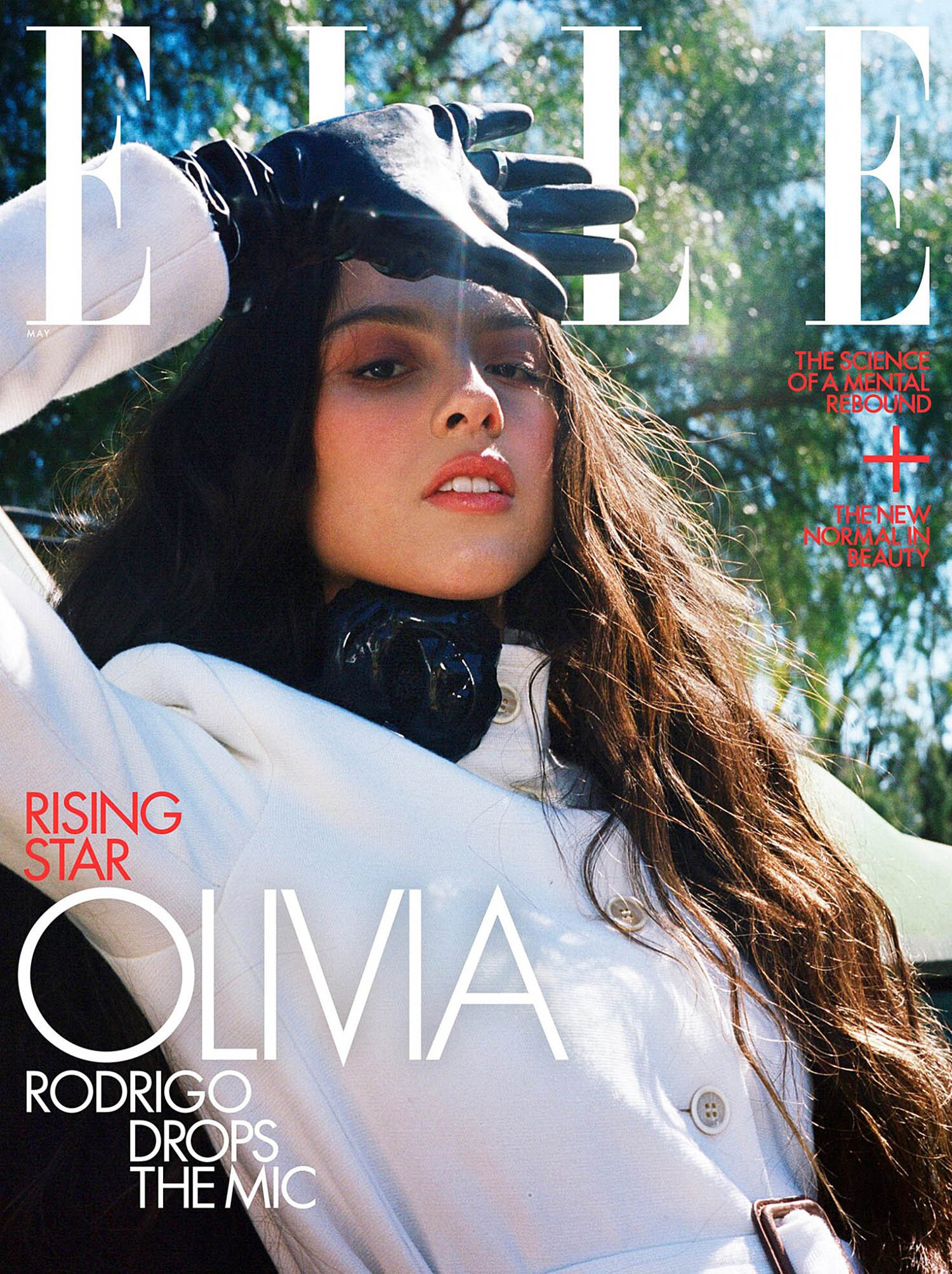 Olivia Rodrigo covers Elle US May 2021 by Petra Collins