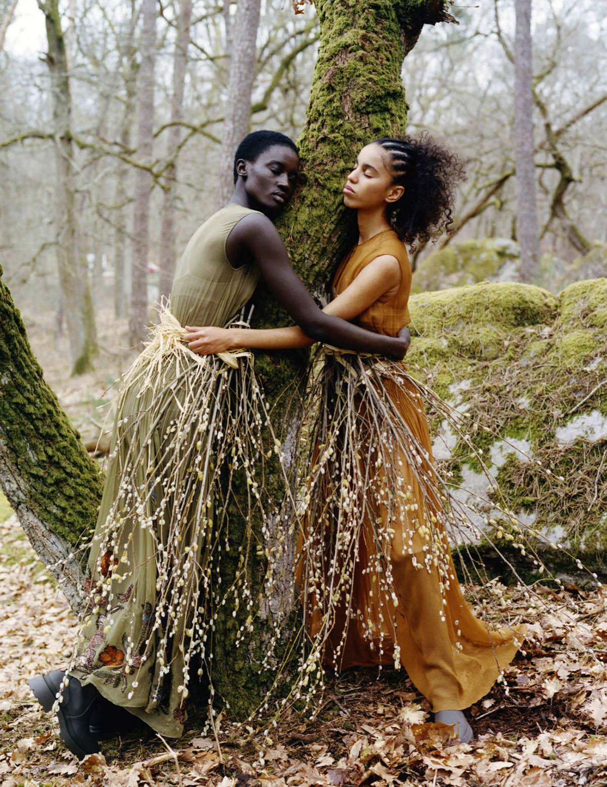 Sokhna Niane and Aouatif Saadi by Alex Huanfa Cheng for Vogue Russia May 2021