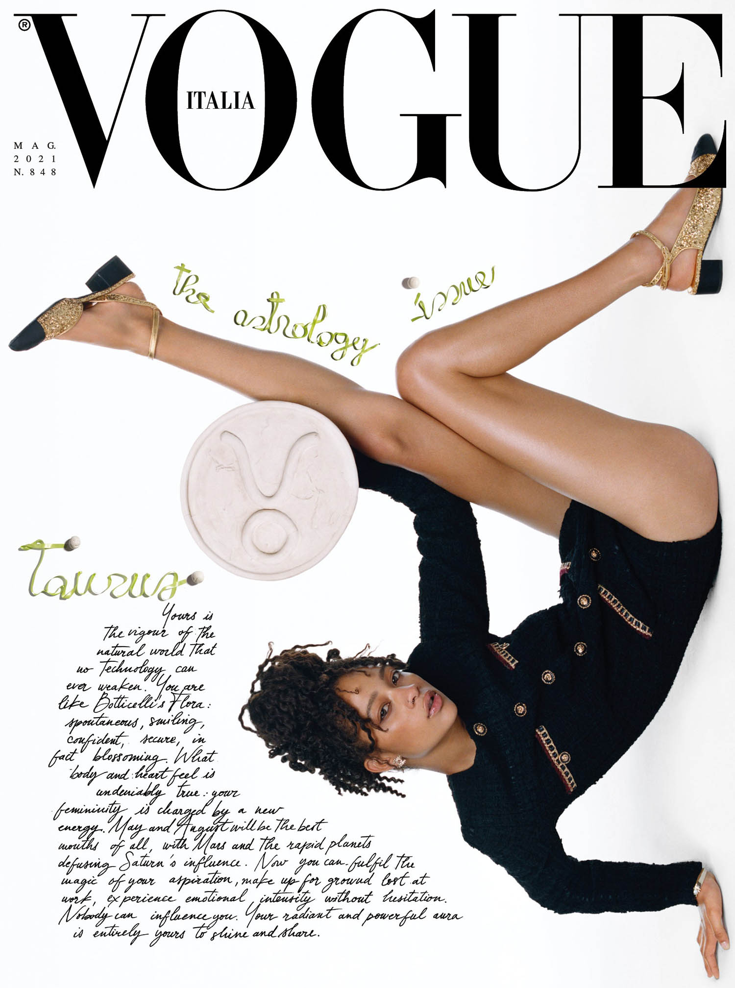 Vogue Italia May 2021 covers by Oliver Hadlee Pearch