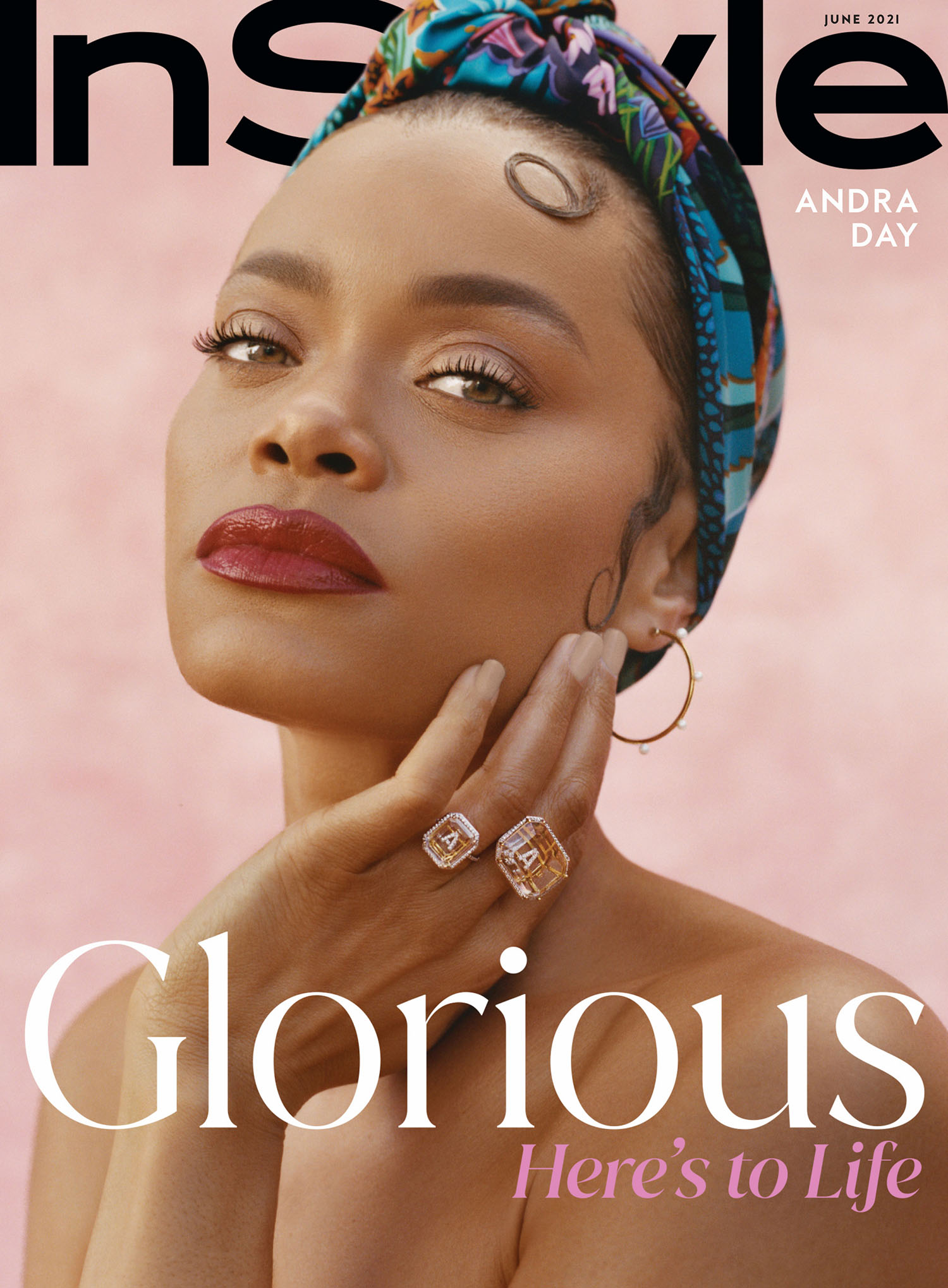 Andra Day covers InStyle US June 2021 by Chrisean Rose