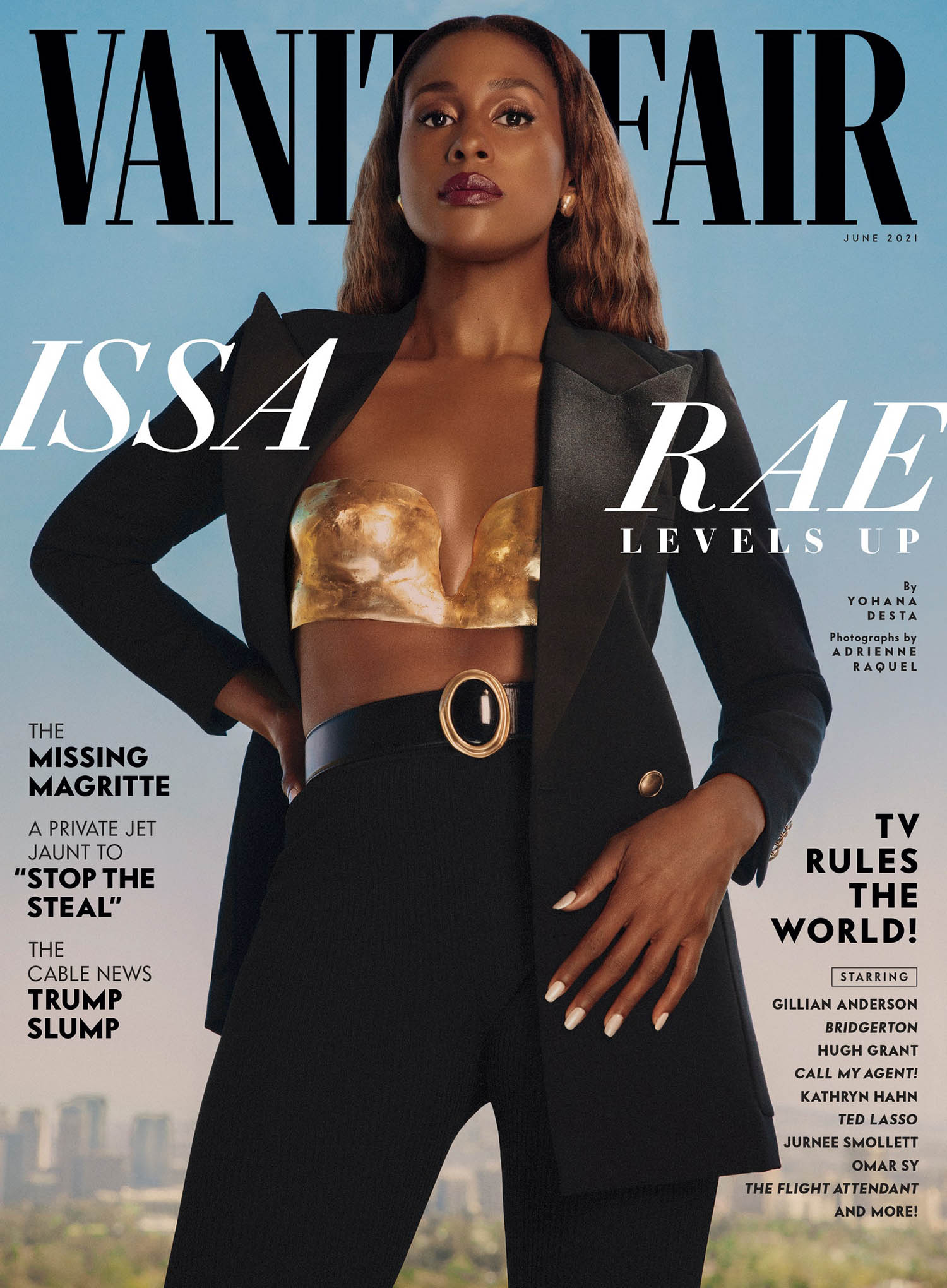 Issa Rae covers Vanity Fair June 2021 by Adrienne Raquel