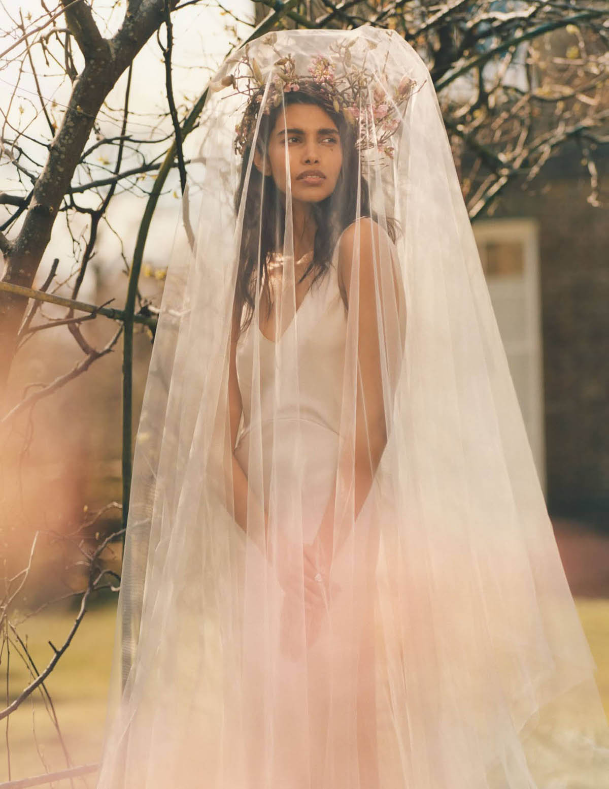 Pooja Mor covers British Vogue Weddings June 2021 by Ben Weller