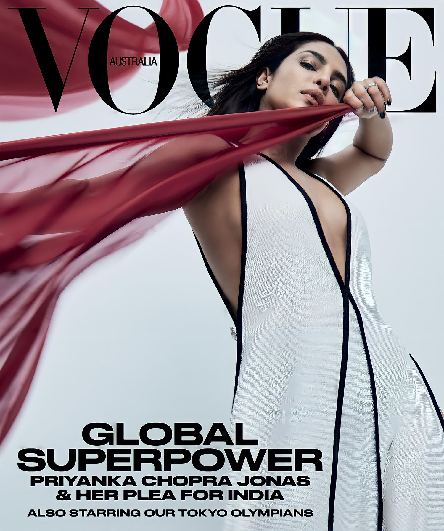 Priyanka Chopra covers Vogue Australia June 2021 by Bibi Cornejo Borthwick