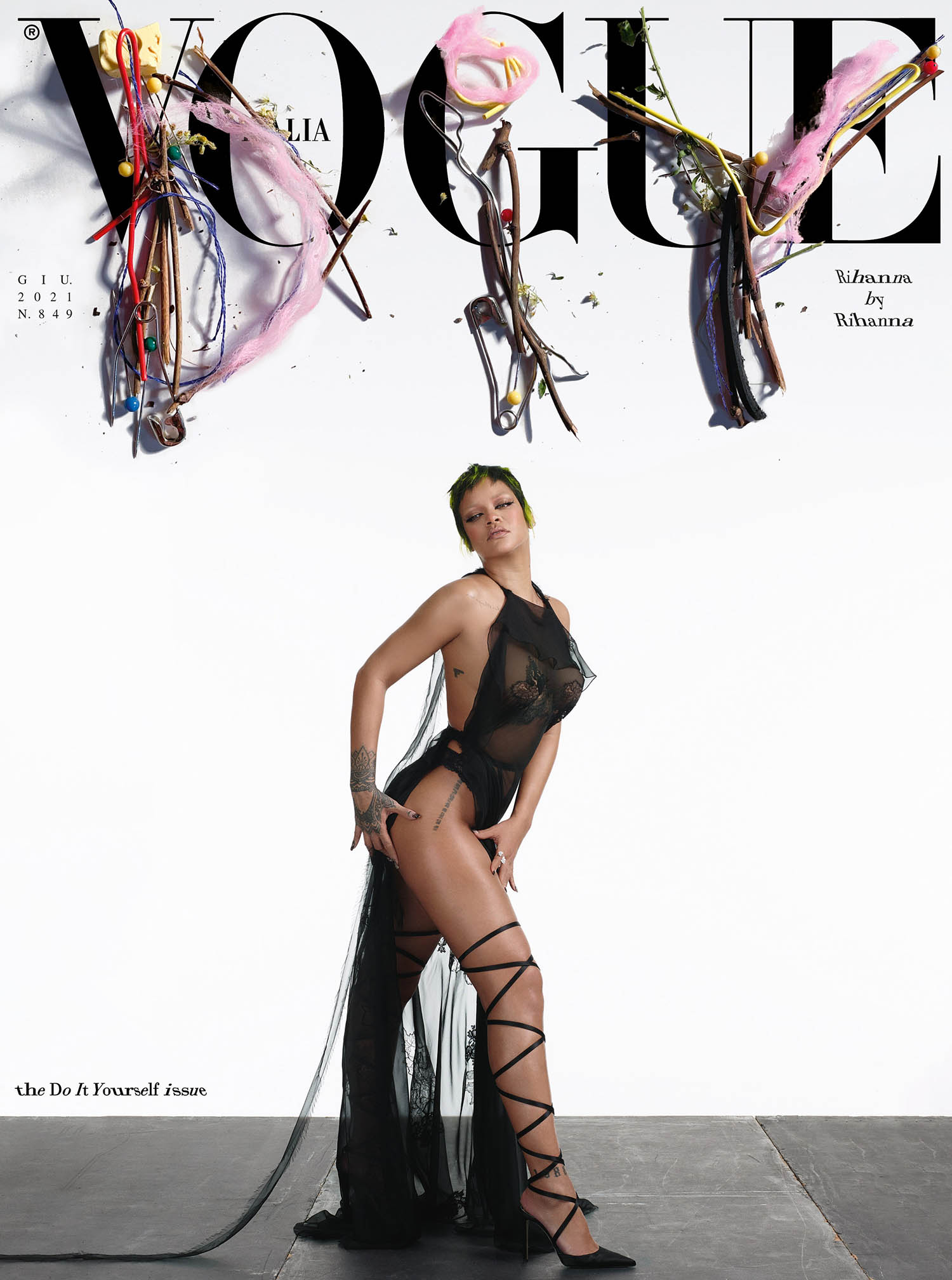 Rihanna covers Vogue Italia June 2021 by Rihanna