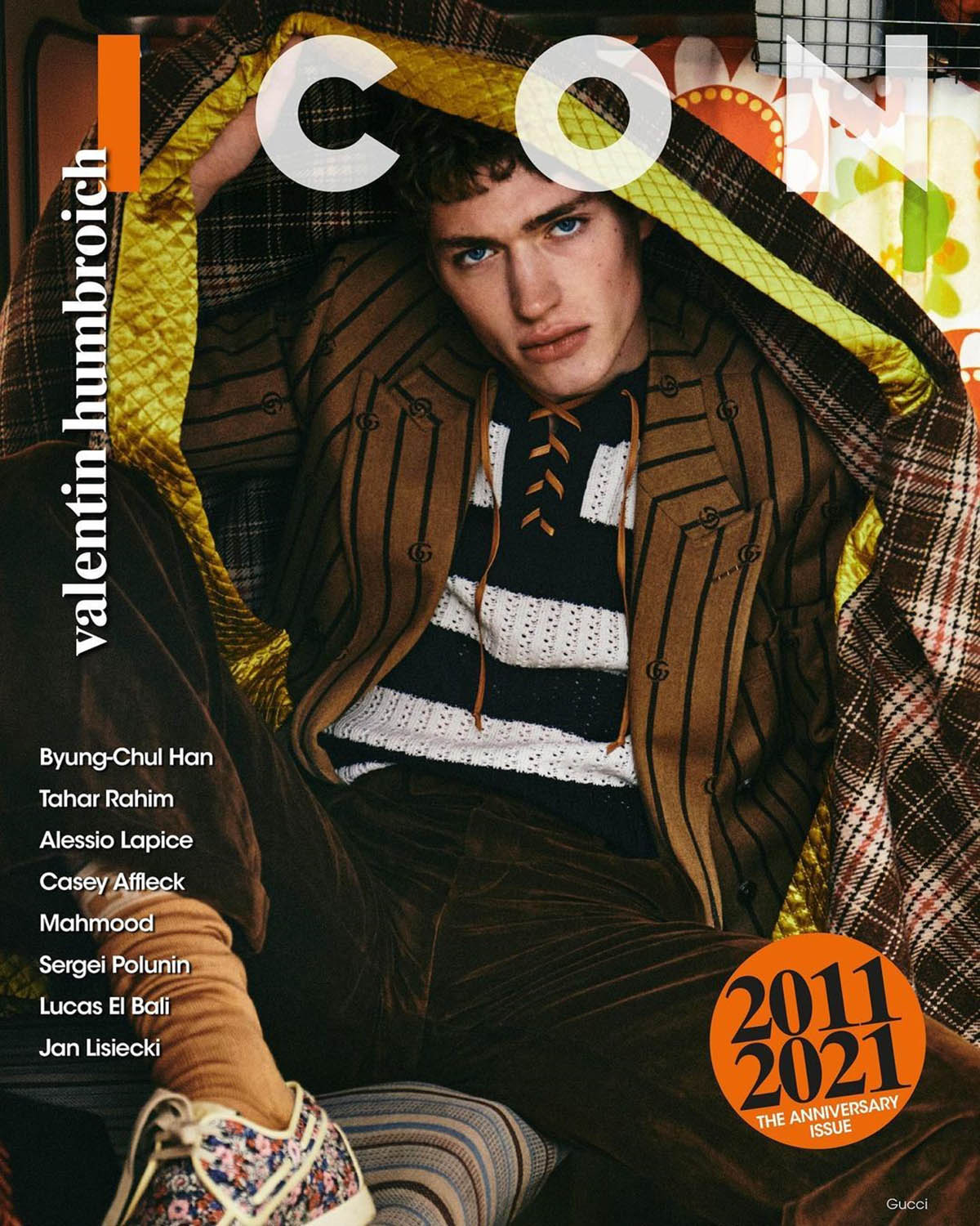 Valentin Humbroich covers Icon Italia ''10th Anniversary Issue'' by Van Mossevelde + N