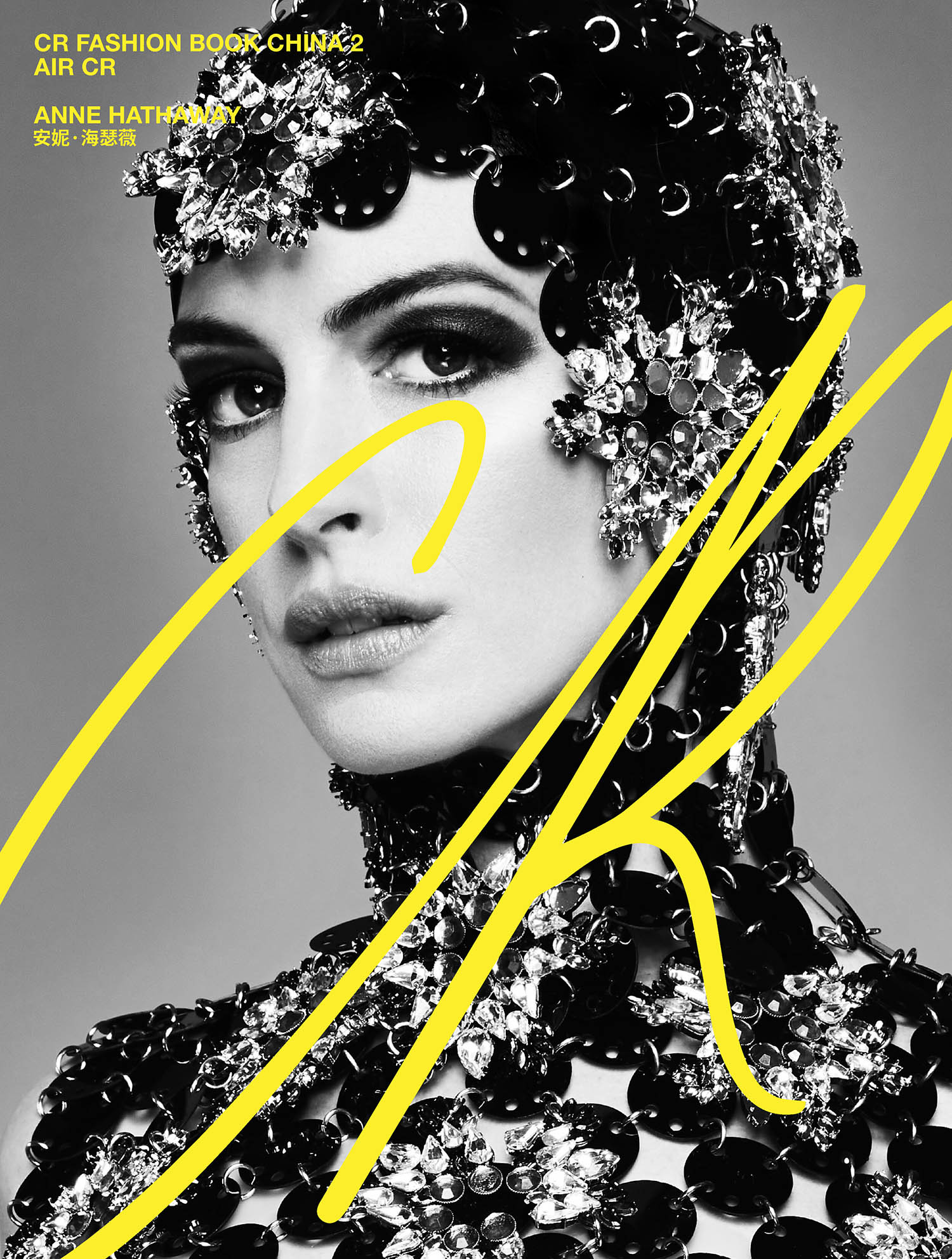 Anne Hathaway covers CR Fashion Book China Issue 02 by AB+DM