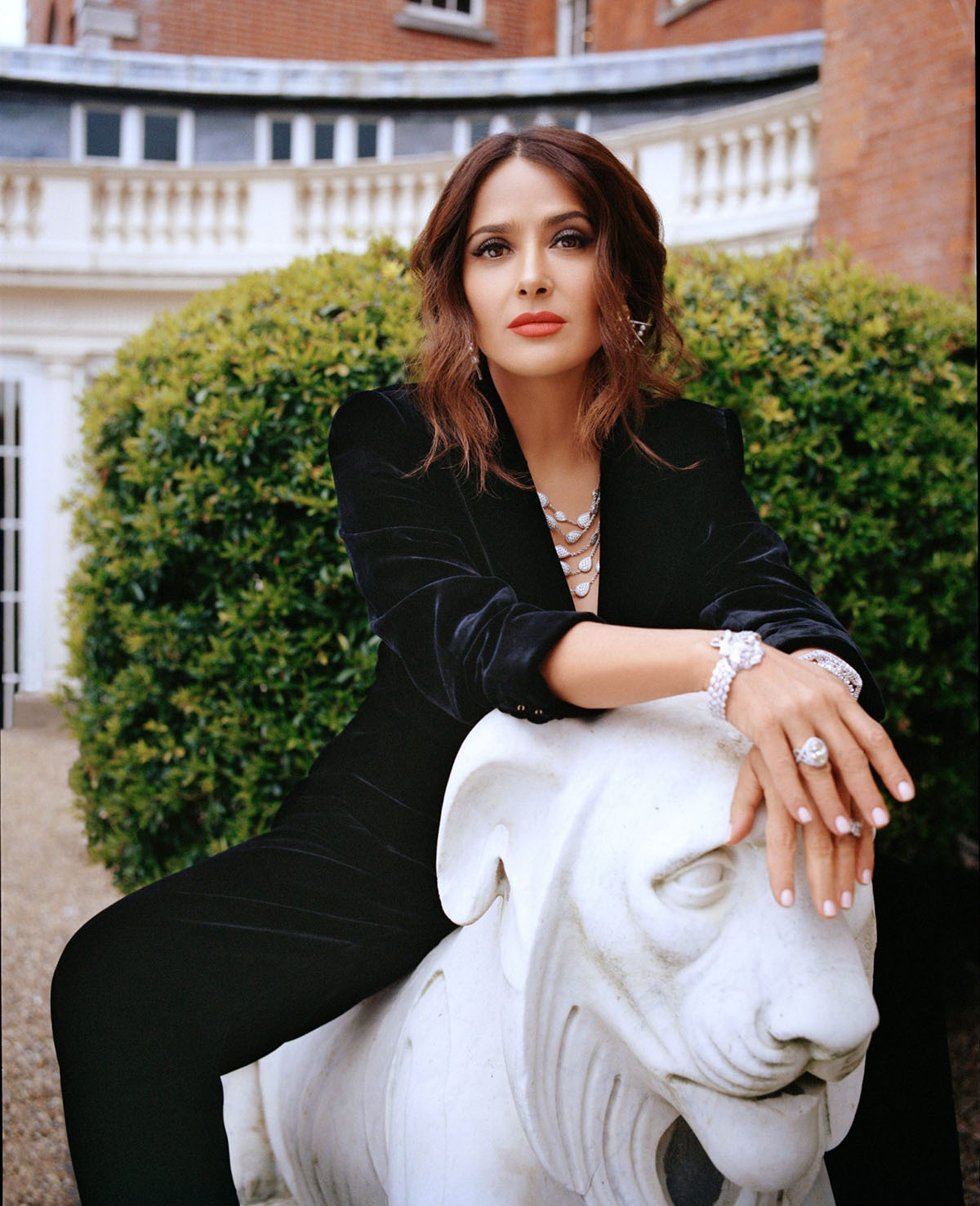 Salma Hayek covers InStyle US July 2021 by Charlotte Hadden