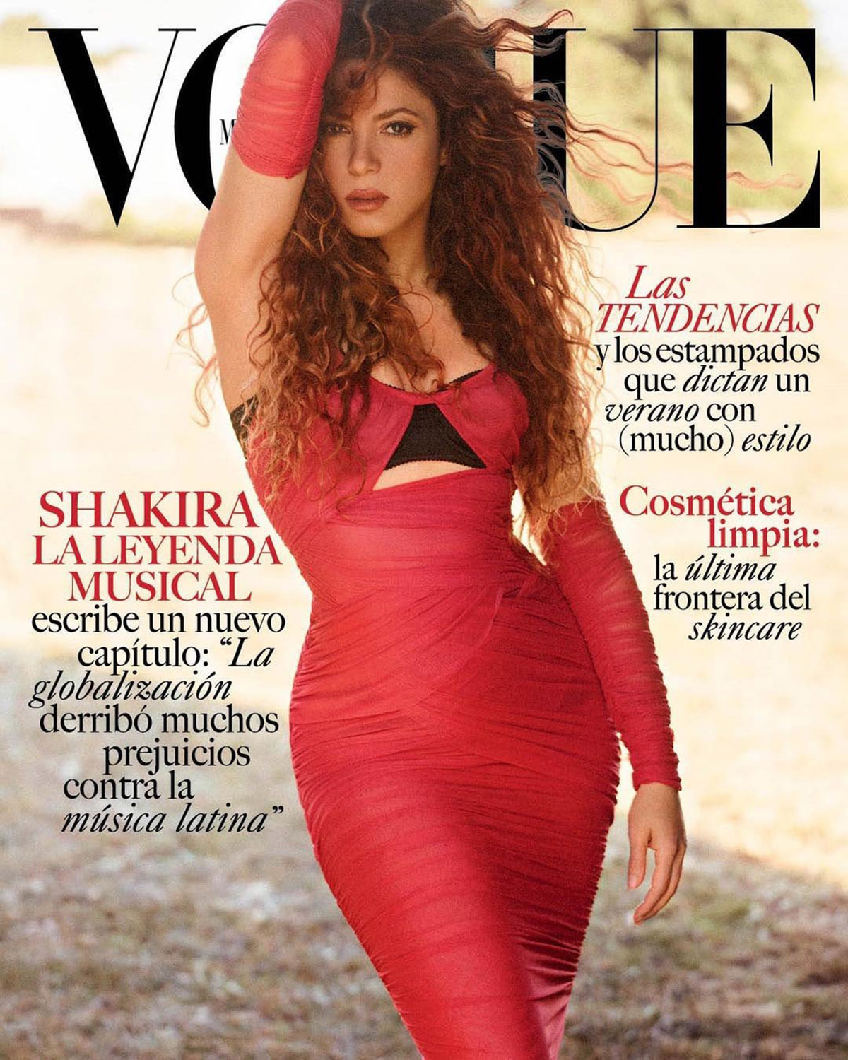 Shakira covers Vogue Mexico & Latin America July 2021 by Nico Bustos
