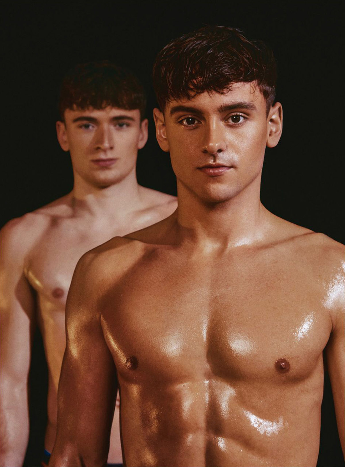 Tom Daley and Matty Lee cover Attitude Magazine July 2021 by Eddie Blagbrough