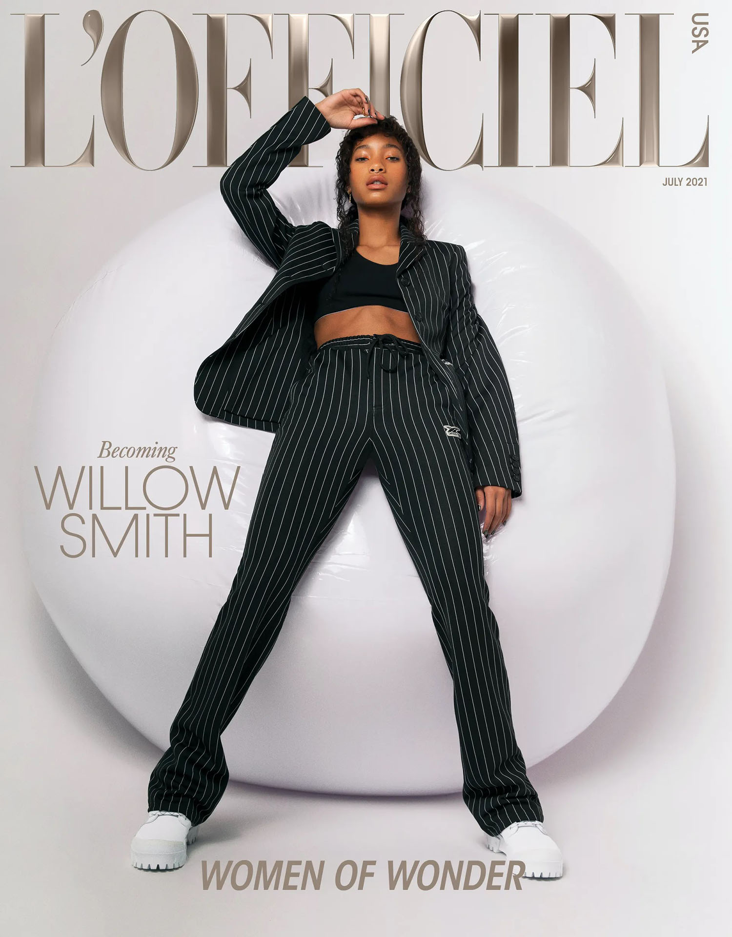 Willow Smith covers L’Officiel USA July 2021 and L’Officiel Italia Issue 38 by Myles Loftin