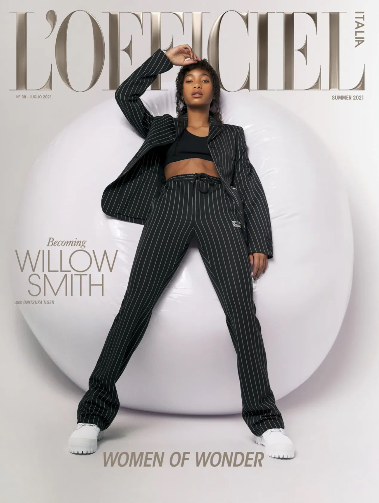 Willow Smith covers L’Officiel USA July 2021 and L’Officiel Italia Issue 38 by Myles Loftin