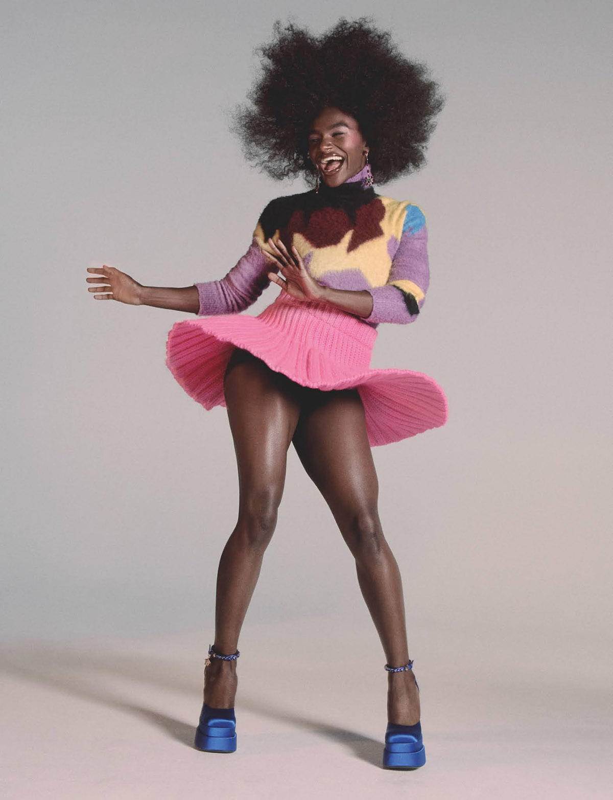 Dina Asher-Smith by Charlotte Wales for British Vogue August 2021