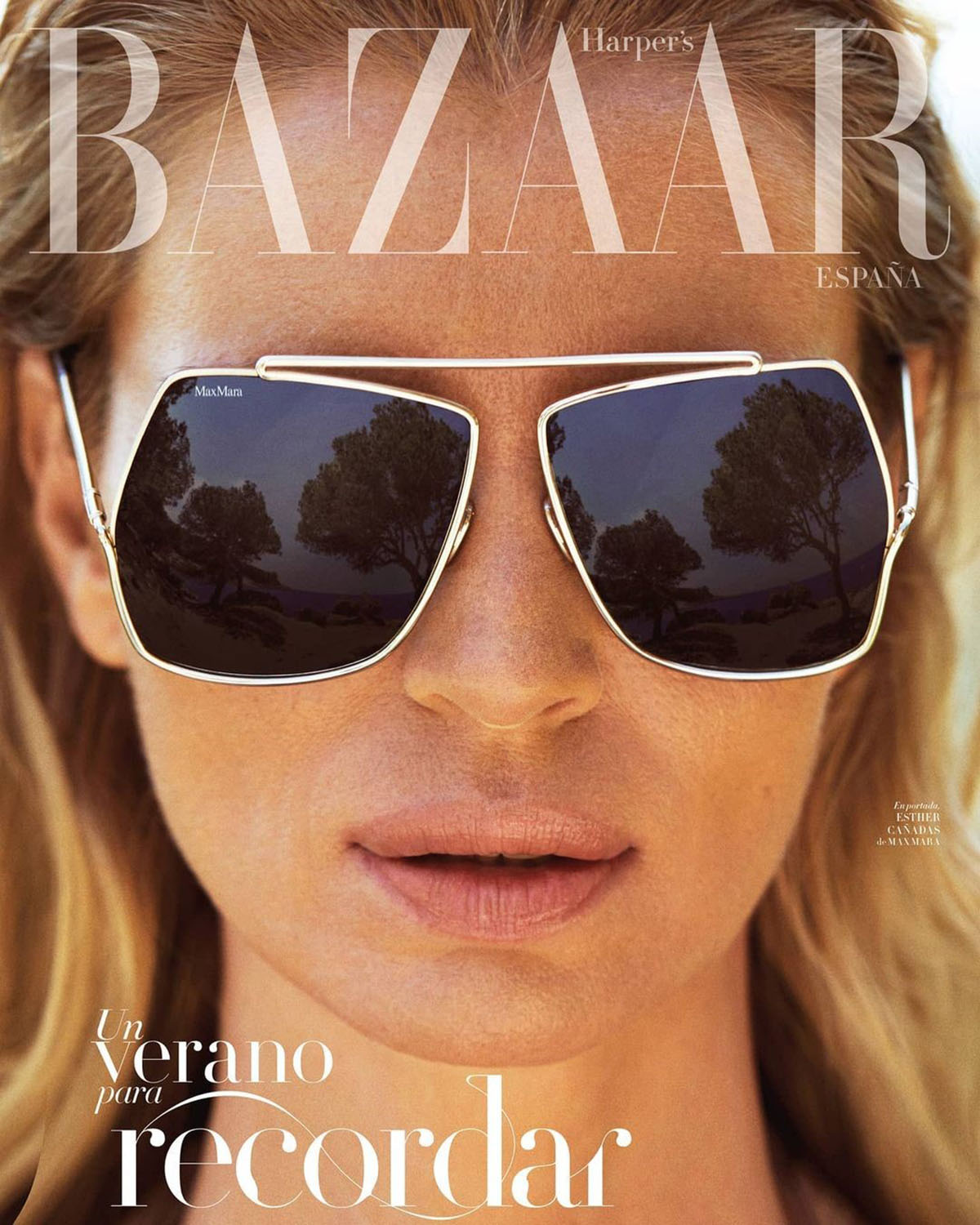 Esther Cañadas covers Harper’s Bazaar Spain July August 2021 by Xavi Gordo