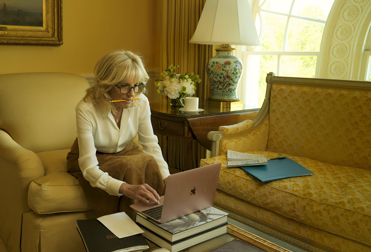First Lady Dr. Jill Biden covers Vogue US August 2021 by Annie Leibovitz