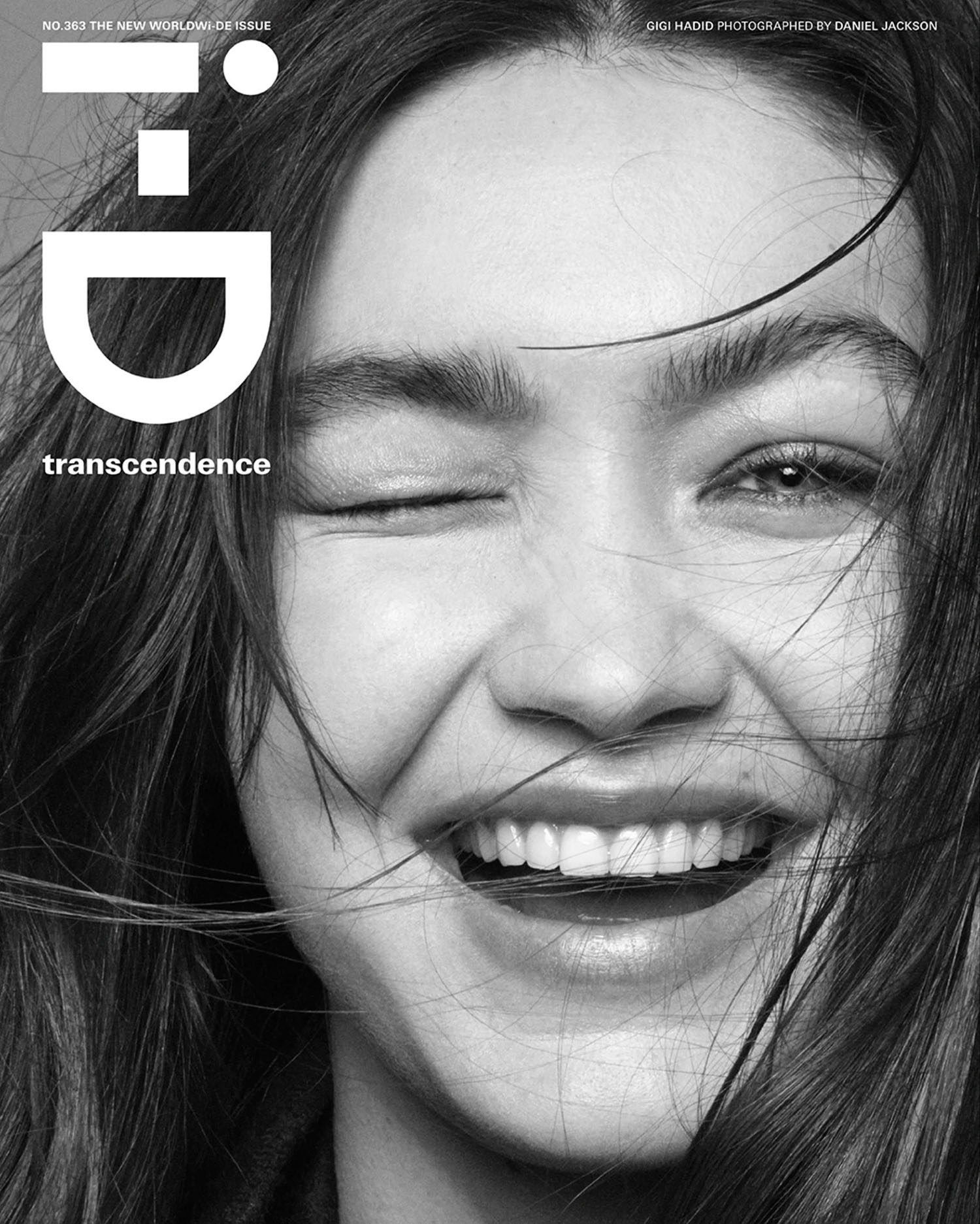 Gigi Hadid covers i-D Magazine Issue 363 by Daniel Jackson