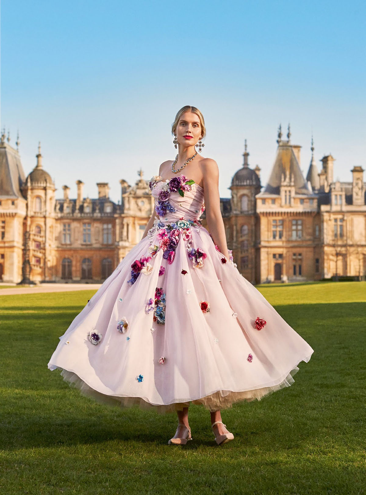 Lady Kitty Spencer covers Town & Country UK Summer 2021 by Richard Phibbs