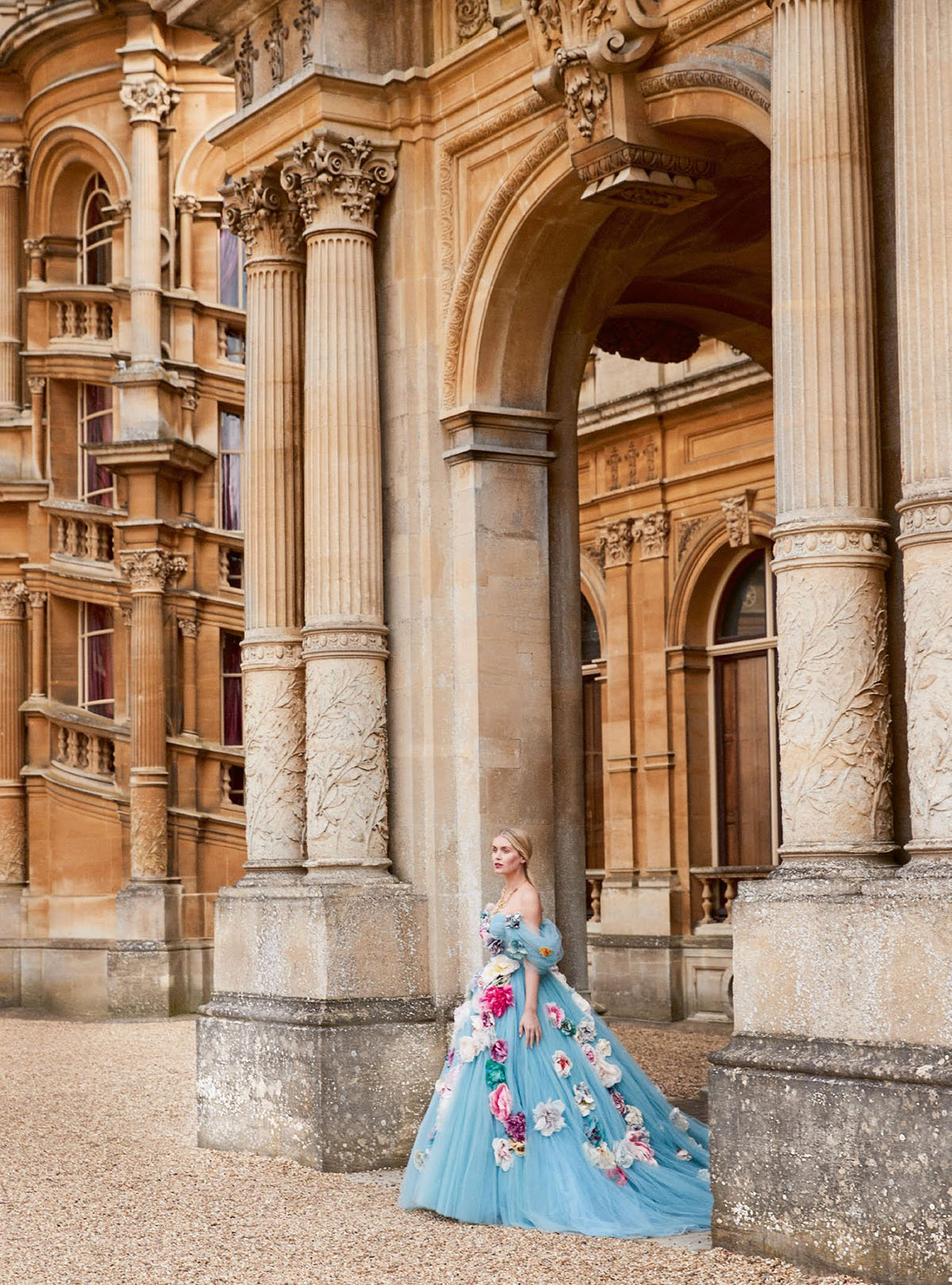 Lady Kitty Spencer covers Town & Country UK Summer 2021 by Richard Phibbs
