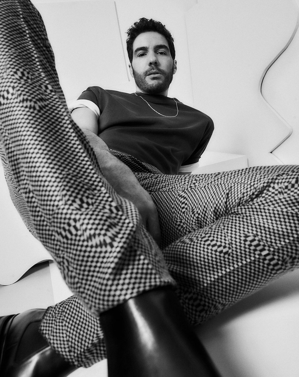 Tahar Rahim covers Man About Town Spring Summer 2021 by Julien Vallon