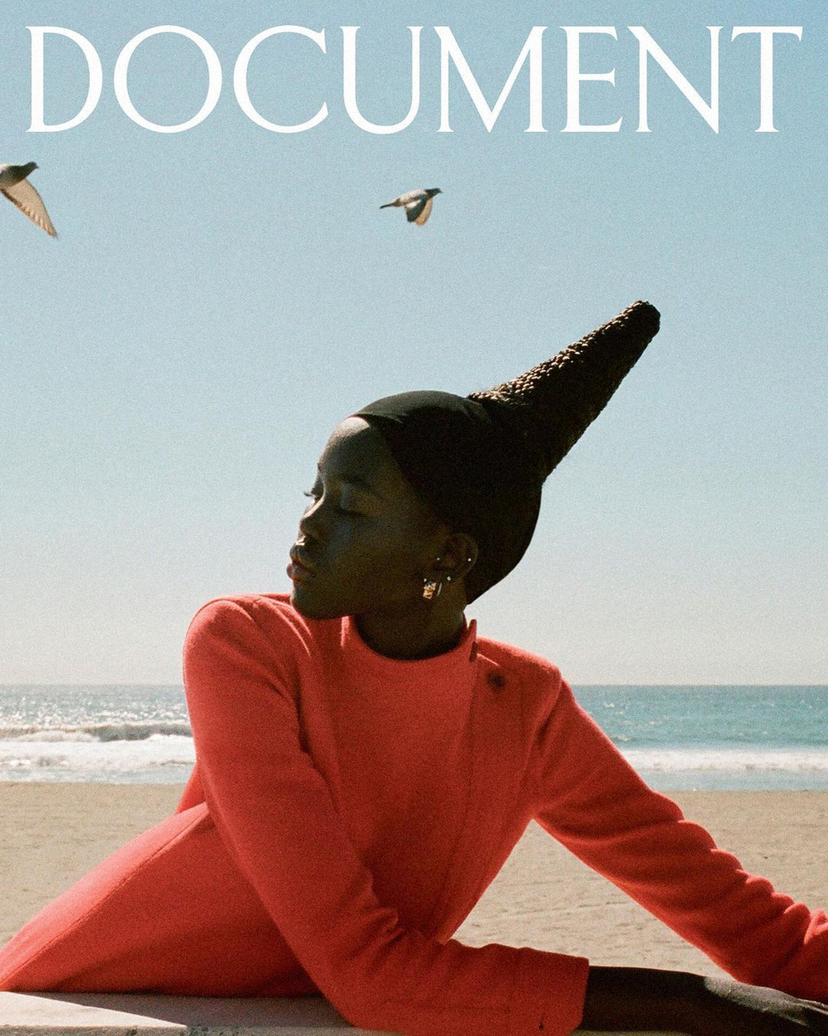 Adut Akech covers Document Journal Summer Pre-Fall 2021 by Theo Wenner