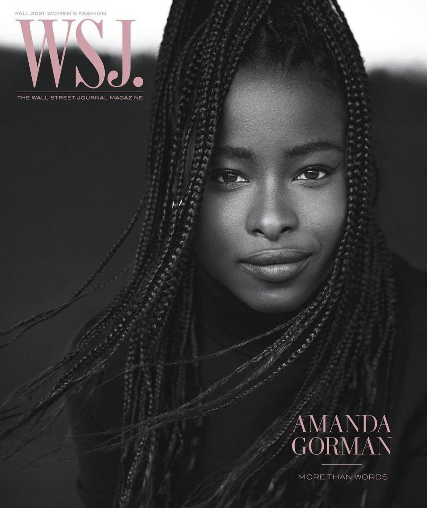 Amanda Gorman covers WSJ. Magazine Fall 2021 by Cass Bird