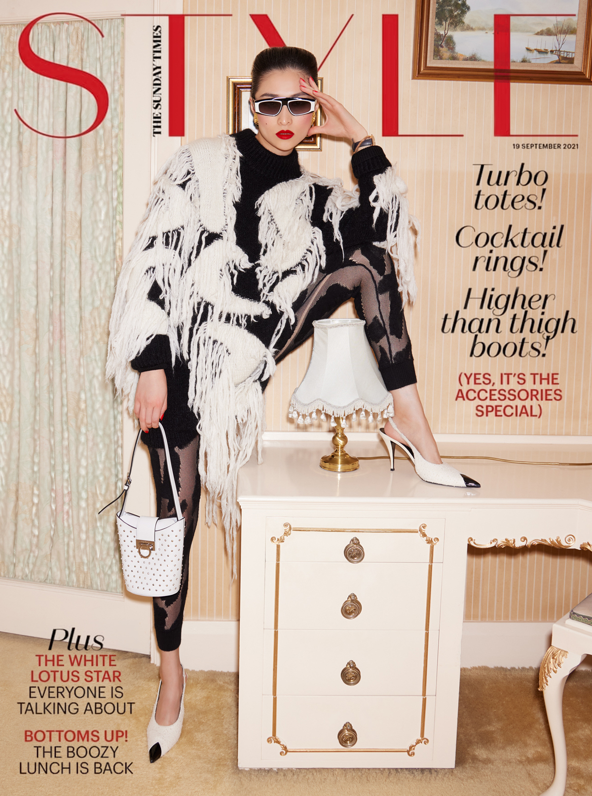 Chu Wong covers The Sunday Times Style September 19th, 2021 by Claire Rothstein
