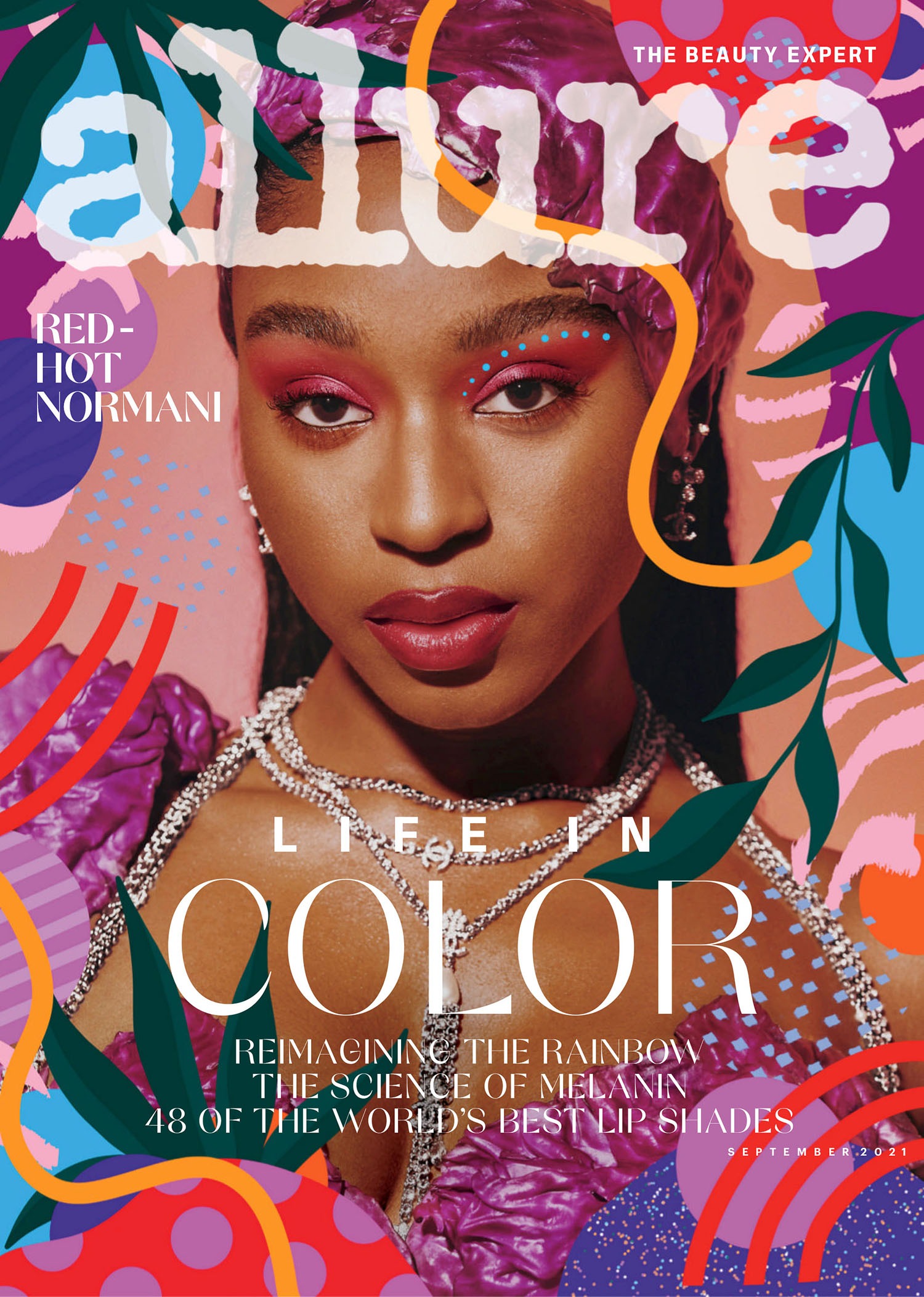 Normani covers Allure US September 2021 by Adrienne Raquel