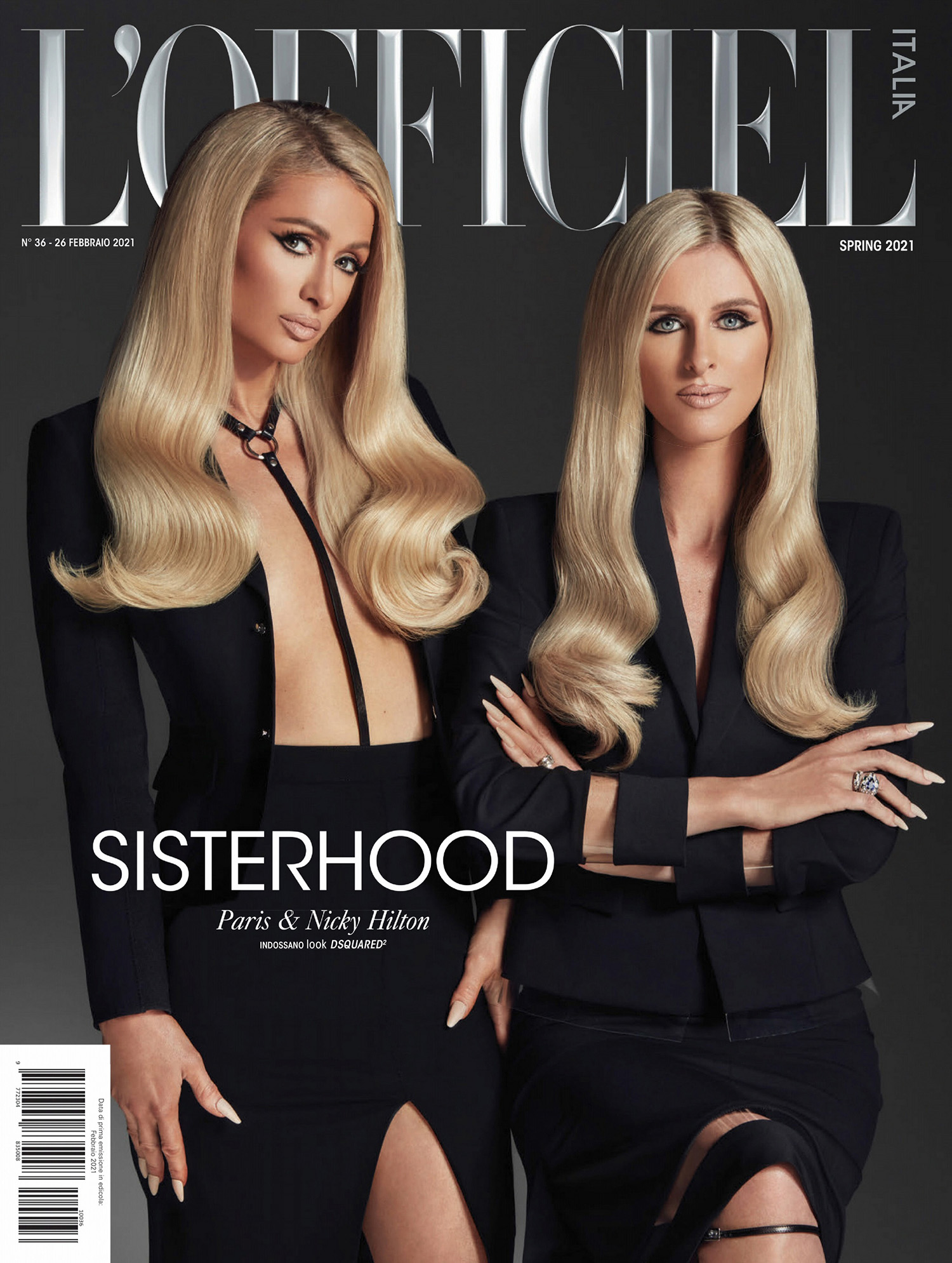 Paris Hilton & Nicky Hilton cover L’Officiel Italia Issue 36 by Vijat Mohindra