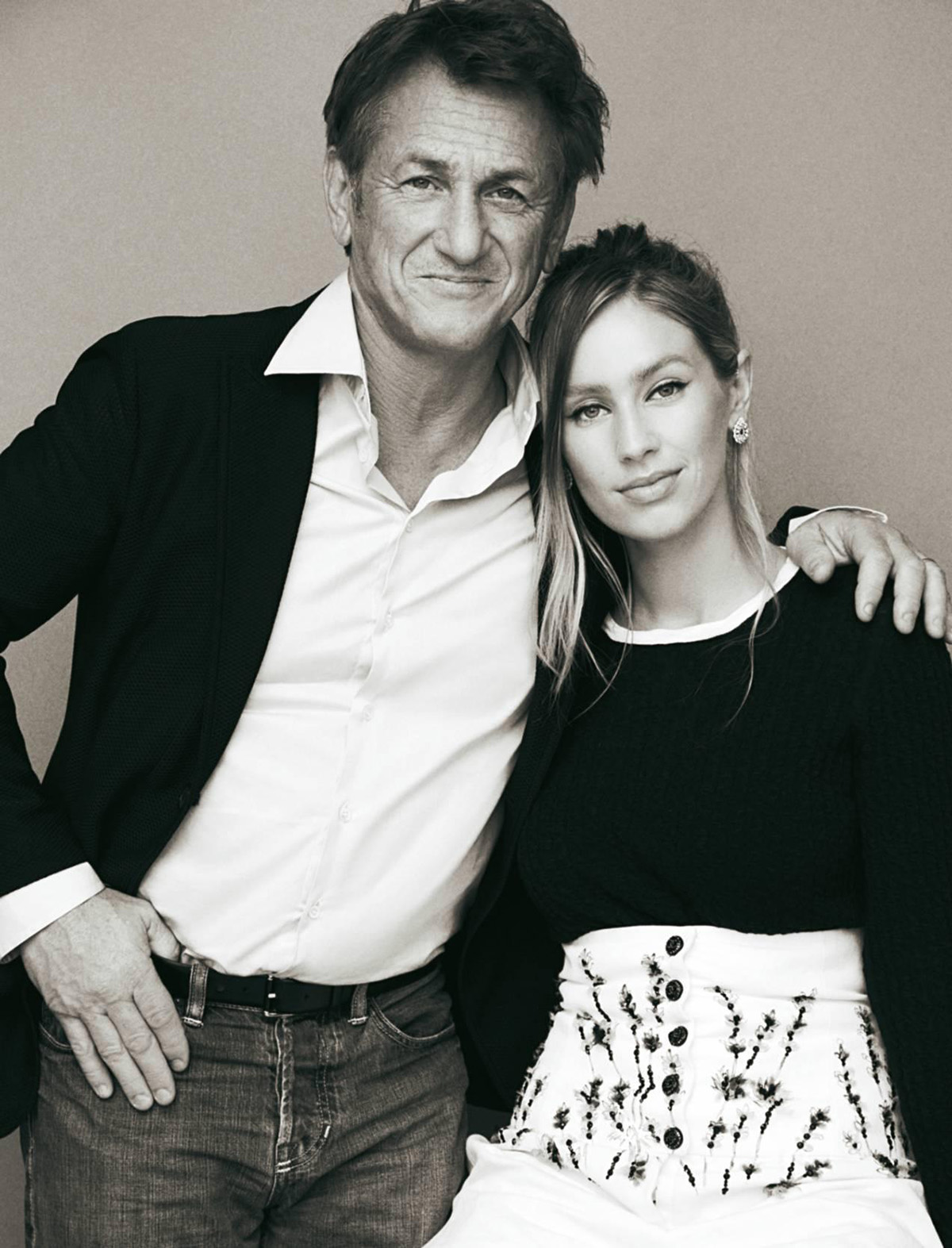 Sean Penn and Dylan Penn cover Madame Figaro September 17th, 2021 by Matias Indjic