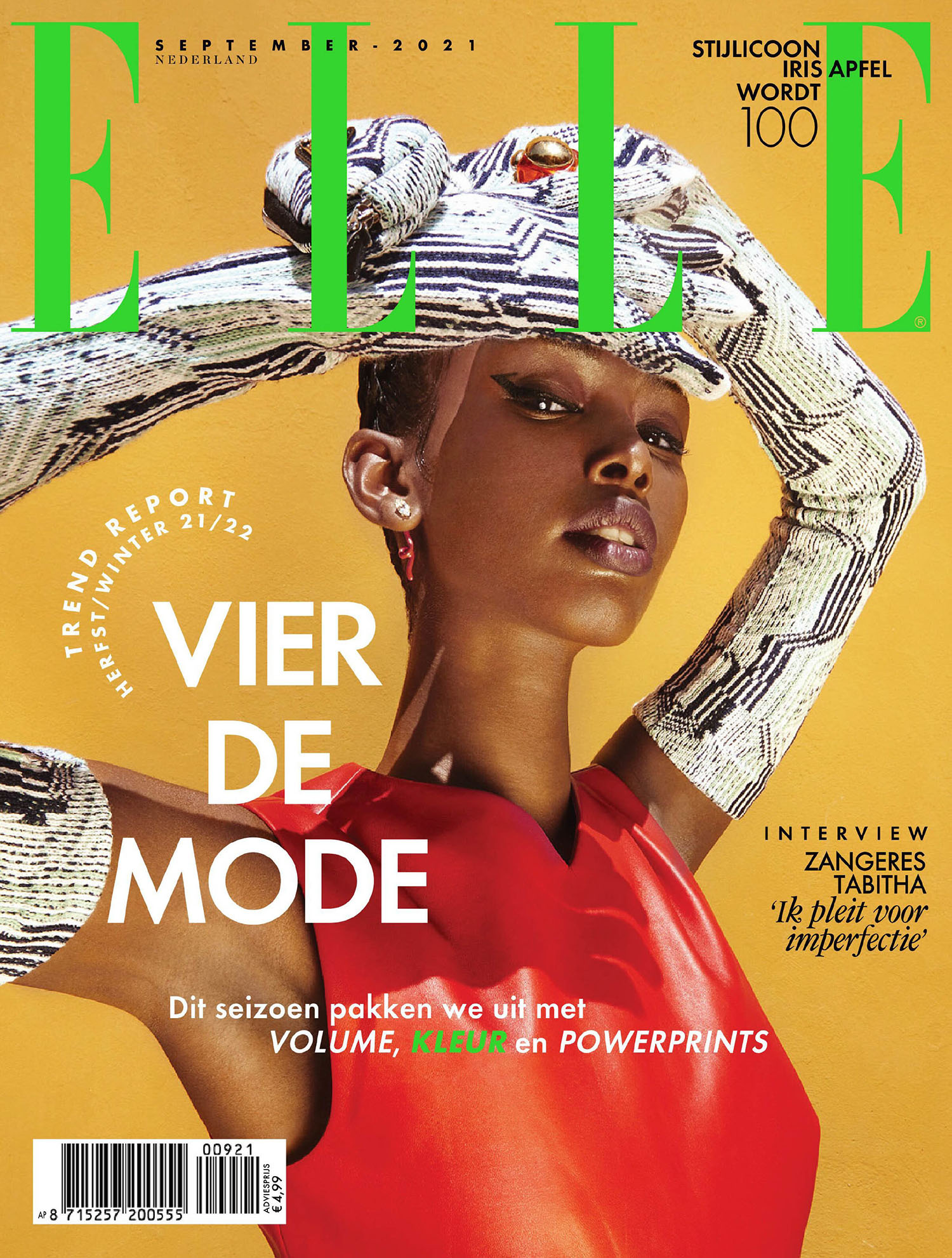 Souda covers Elle Netherlands September 2021 by Marie-Louise Hodge