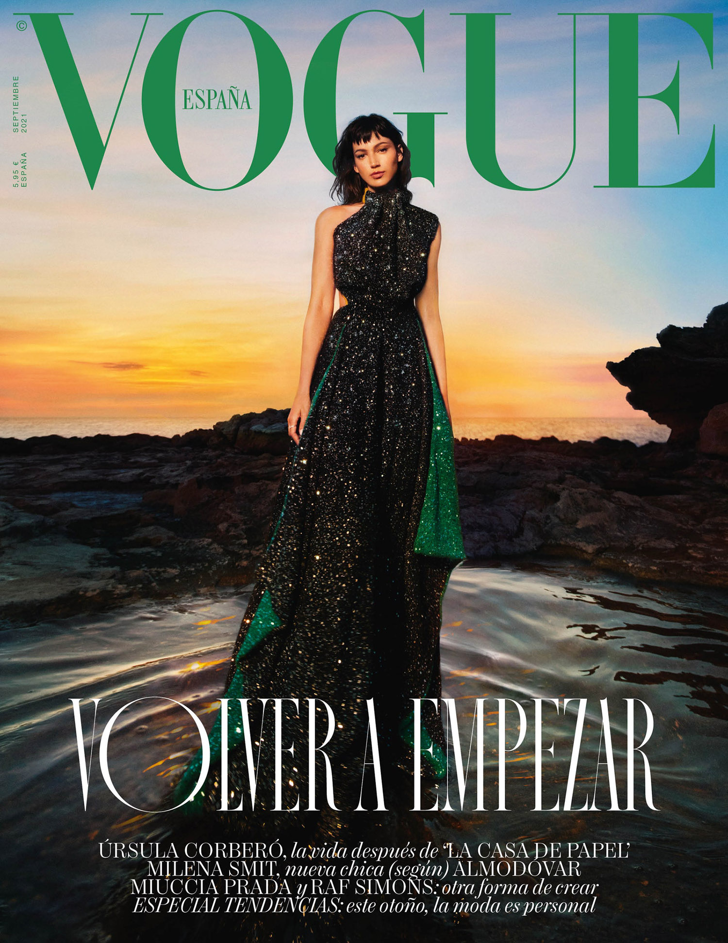 Úrsula Corberó covers Vogue Spain September 2021 by Txema Yeste