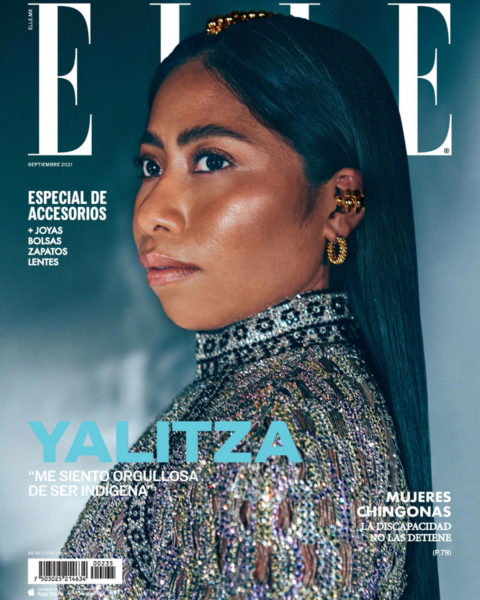 Yalitza Aparicio covers Elle Mexico September 2021 by Ximena Morfín
