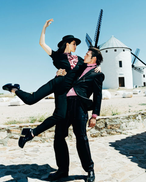 Ainhoa Larretxi and Adrian Sanchez by Ana Abril for Elle Croatia October 2021
