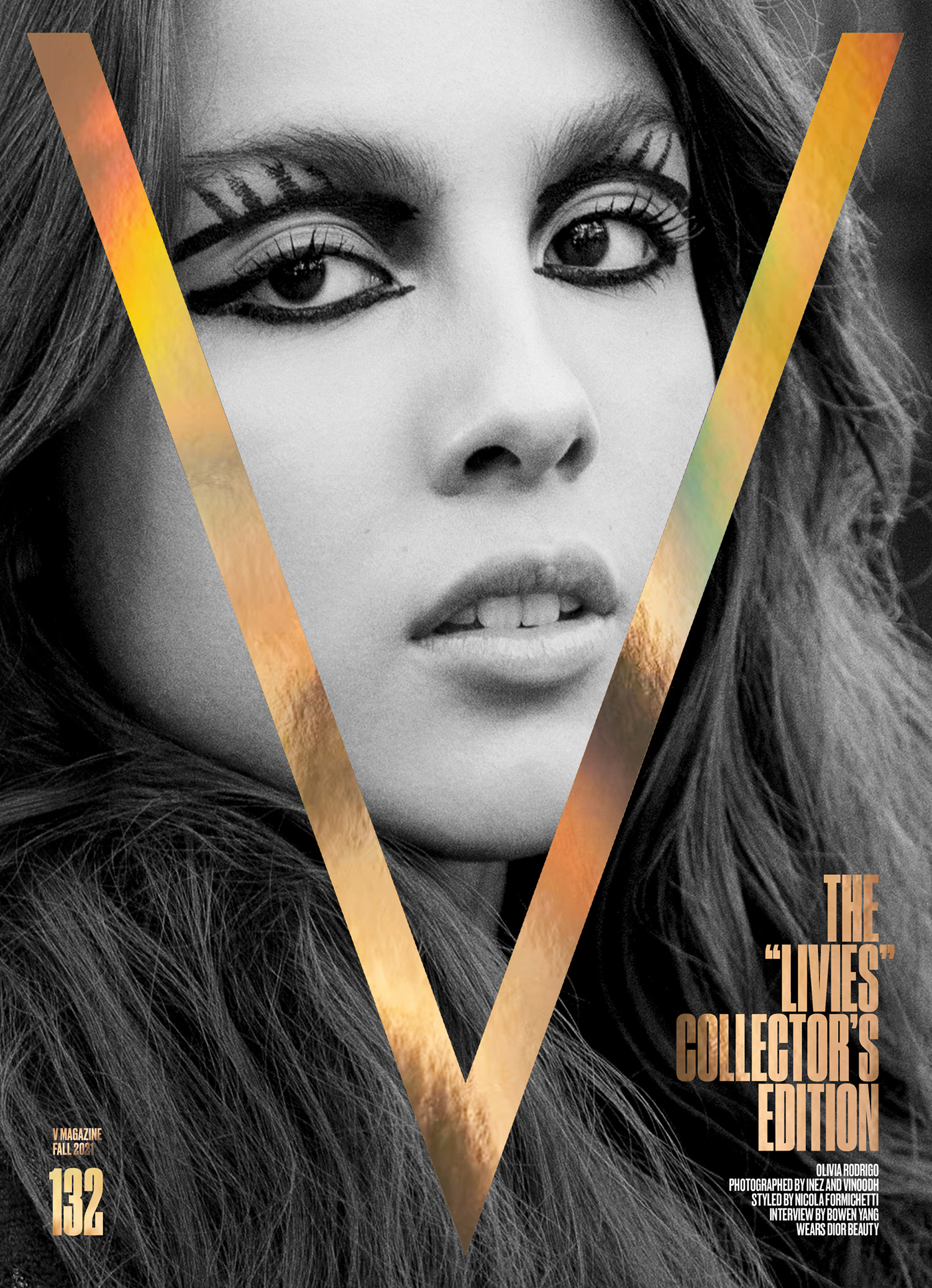 Olivia Rodrigo covers V Magazine Fall 2021 by Inez and Vinoodh