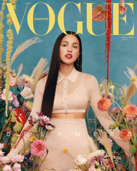 Olivia Rodrigo covers Vogue Singapore October 2021 by Peter Ash Lee