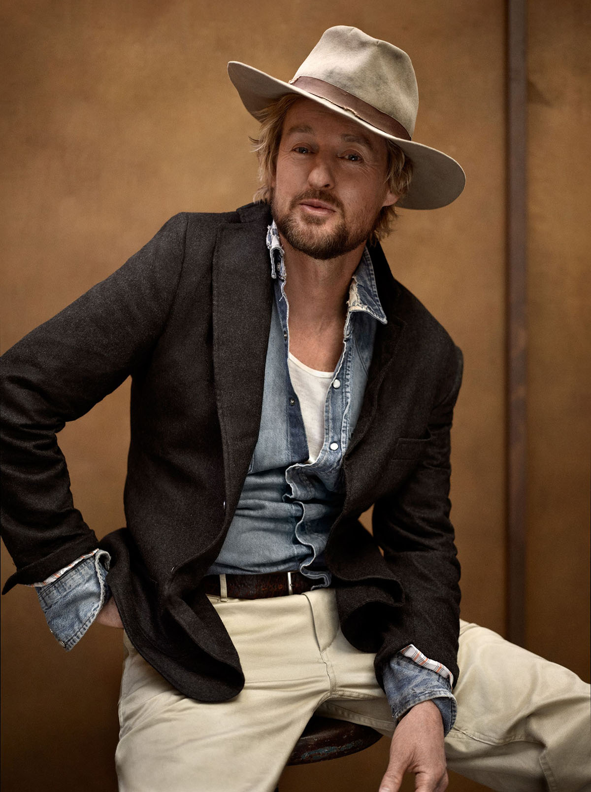 Owen Wilson covers Esquire US September 2021 by Mark Seliger