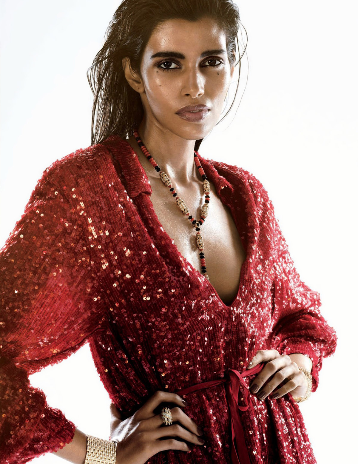 Pooja Mor by Ben Hassett for Vogue Spain September 2021