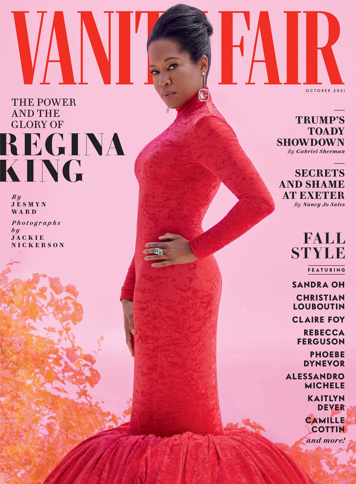 Regina King covers Vanity Fair October 2021 by Jackie Nickerson
