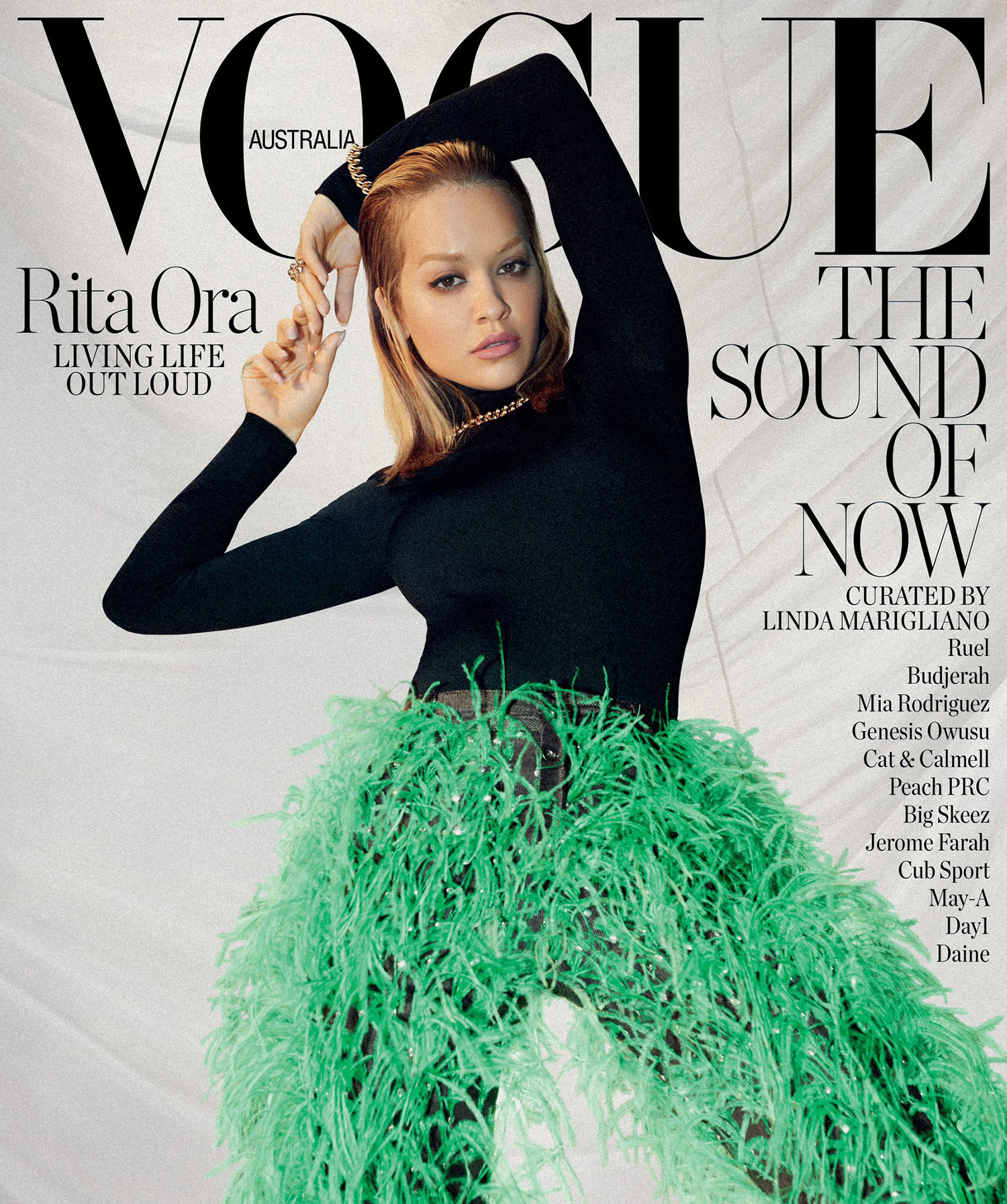 Rita Ora covers Vogue Australia October 2021 by Ben Morris