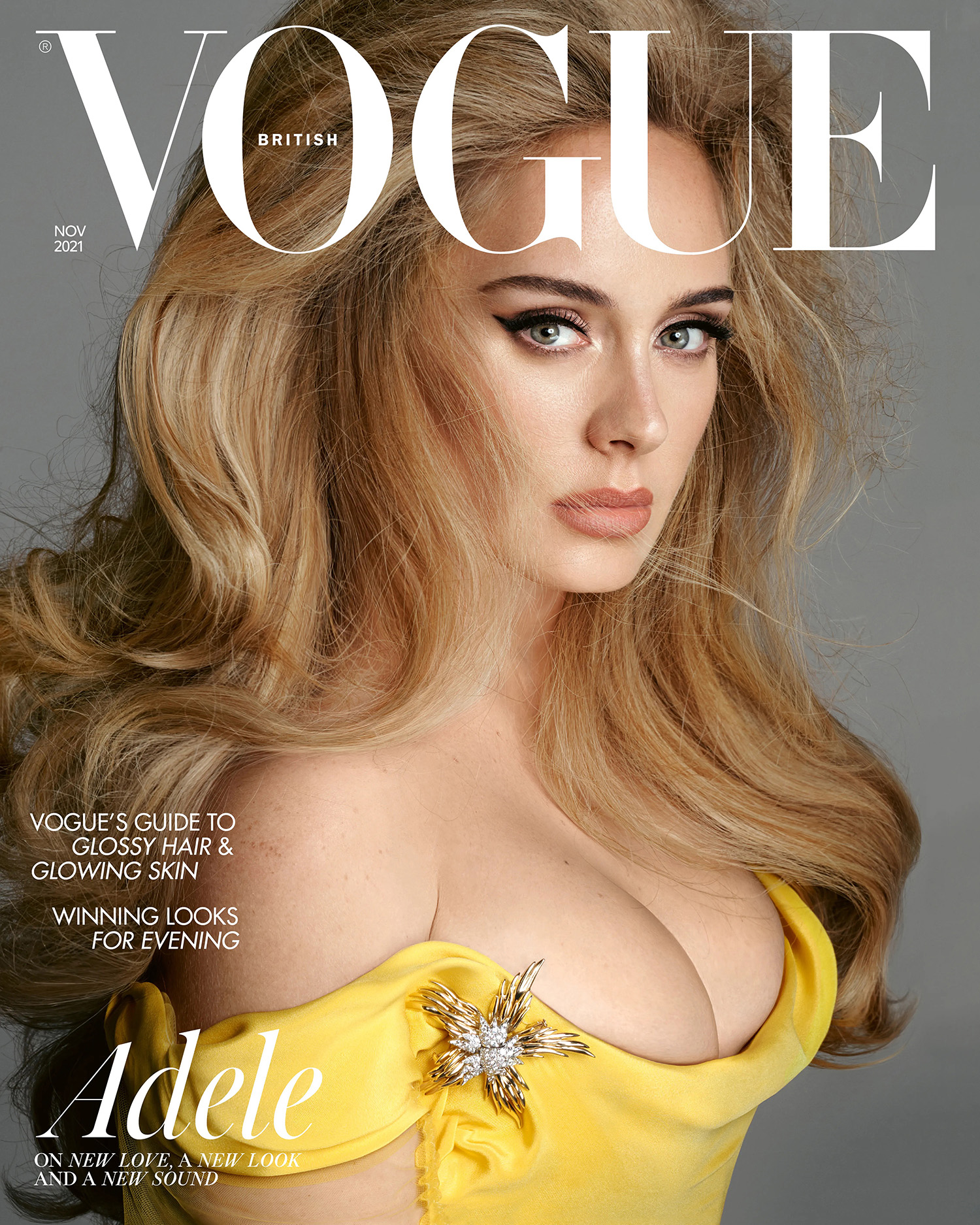 Adele covers British Vogue November 2021 by Steven Meisel
