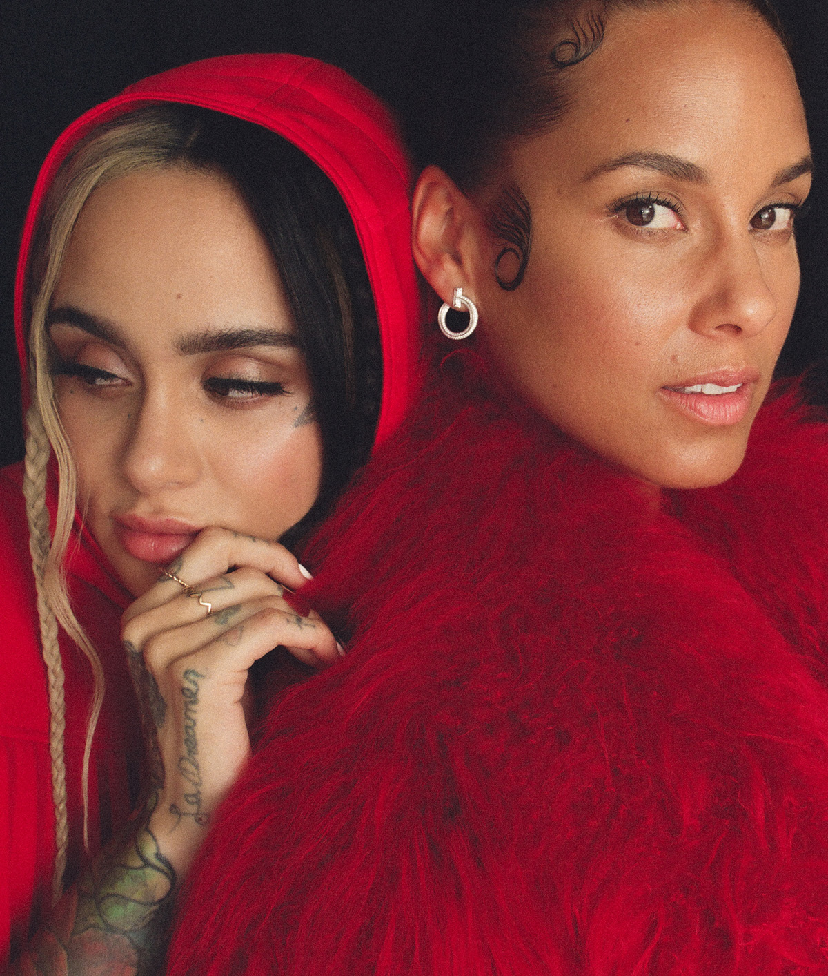 Alicia Keys and Kehlani cover Rolling Stone November 2021 by Kanya Iwana