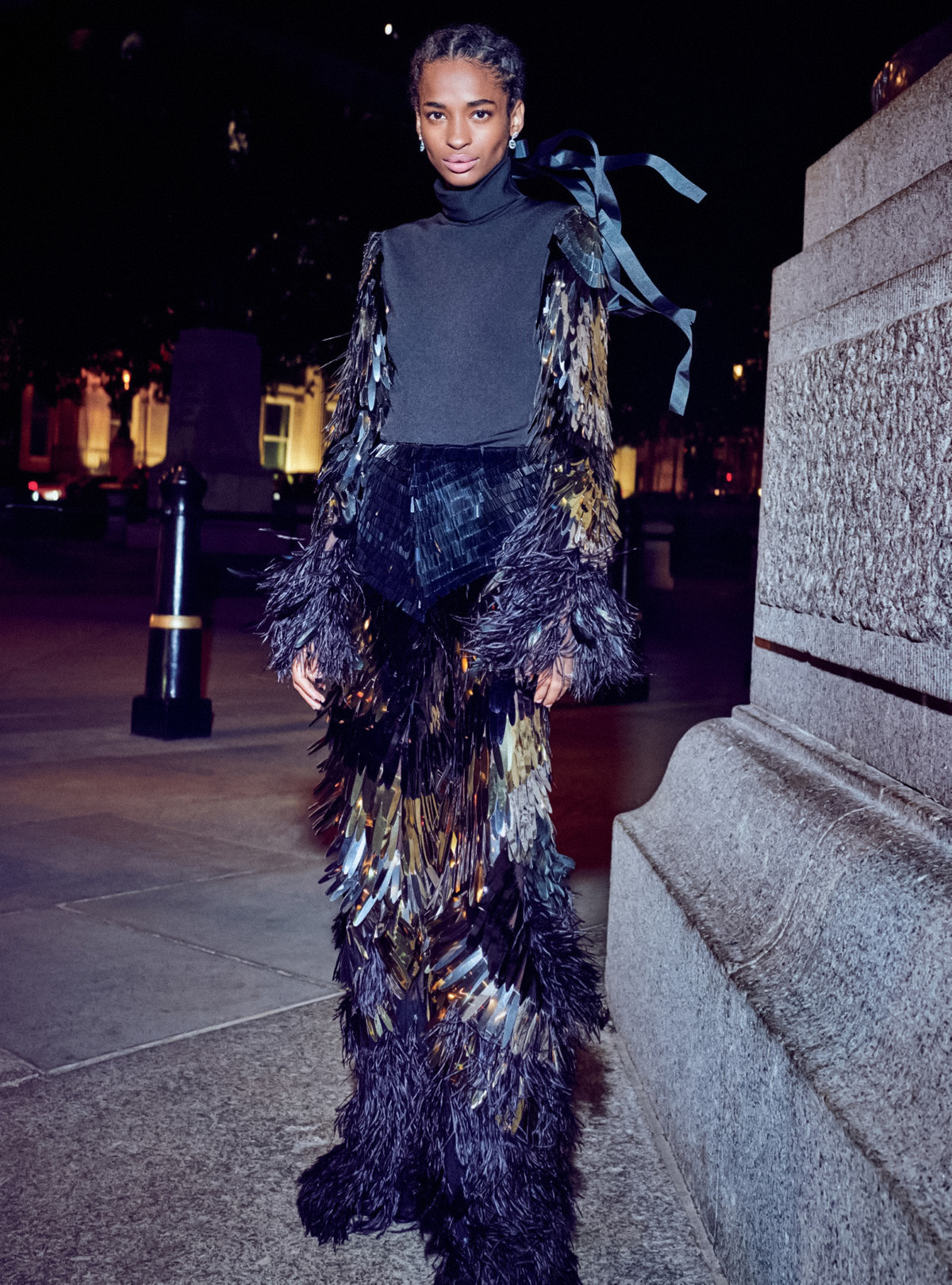 Ana Flavia by Jem Mitchell for Harper’s Bazaar UK November 2021