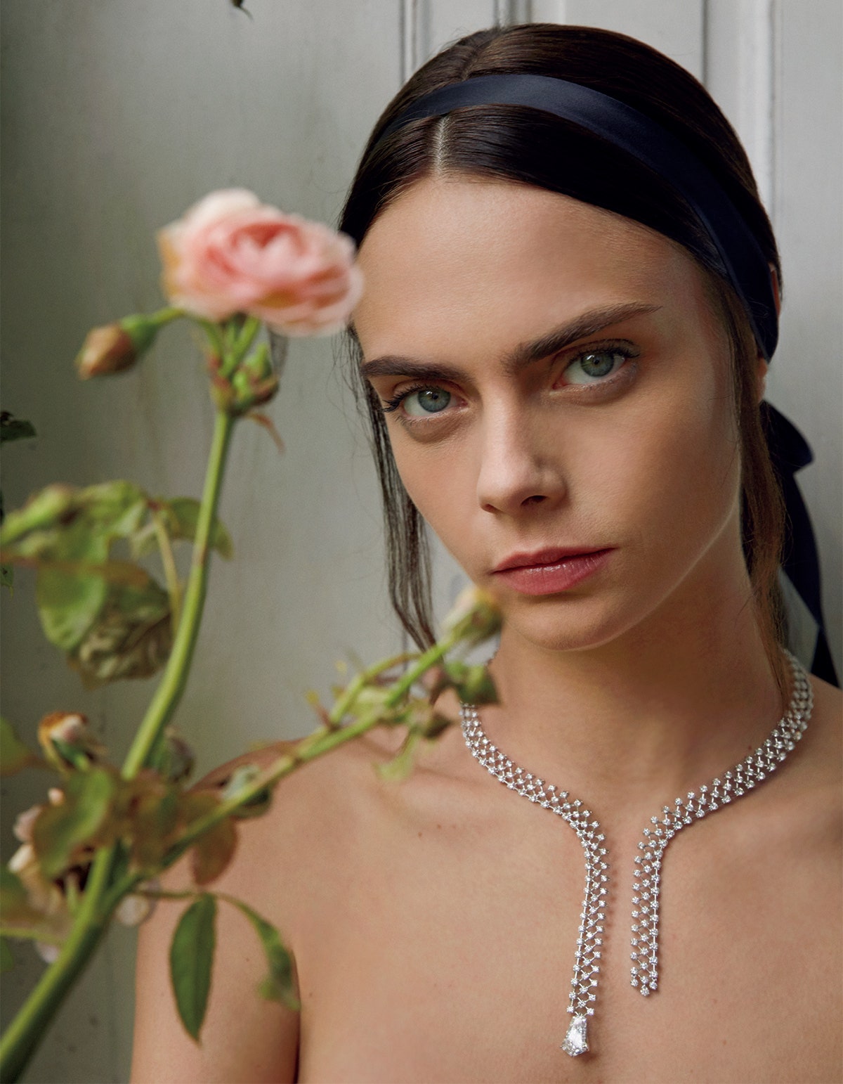 Cara Delevingne shines in Christian Dior Haute Couture on Vogue Japan November 2021 cover
