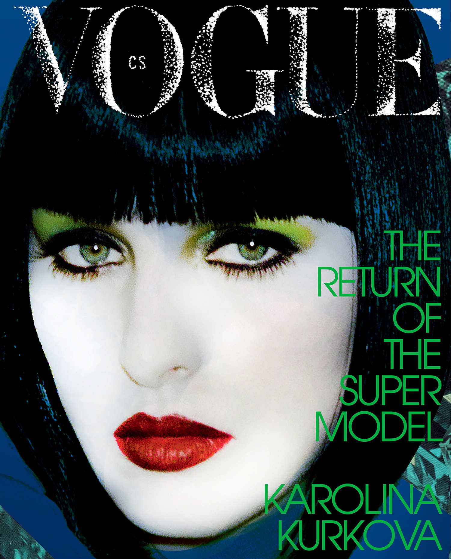 Karolina Kurkova covers Vogue Czechoslovakia October 2021 by Marcus Cooper