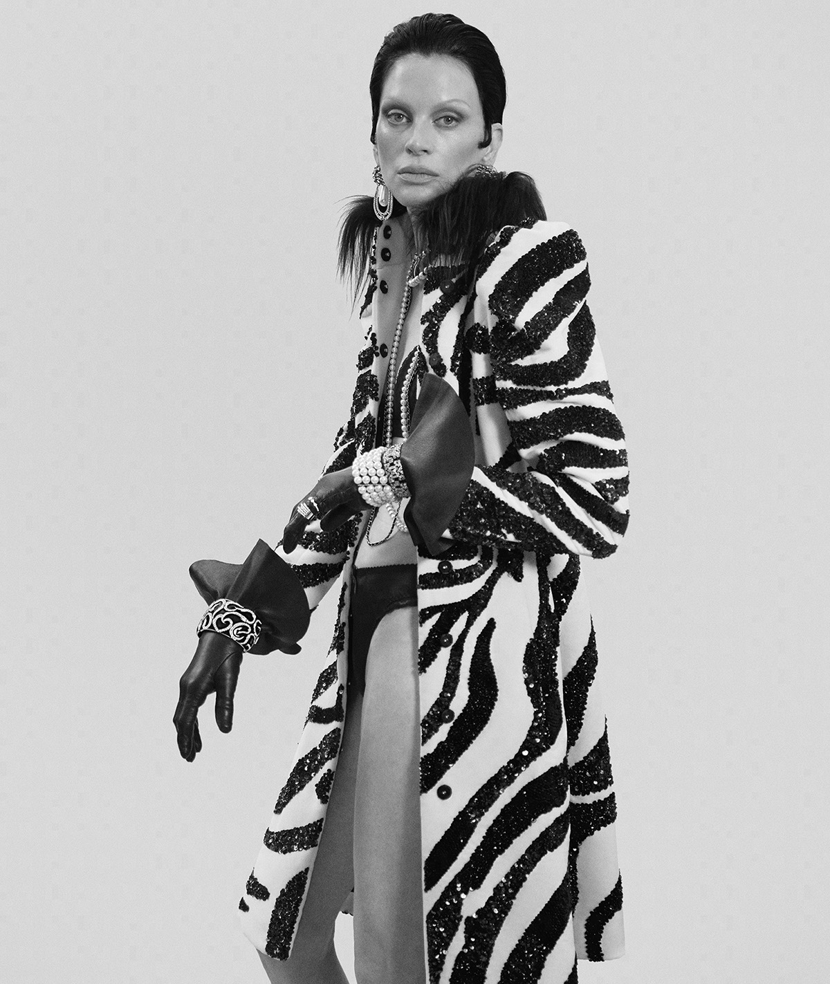 Kristen McMenamy by Mert & Marcus for British Vogue & Vogue France November 2021