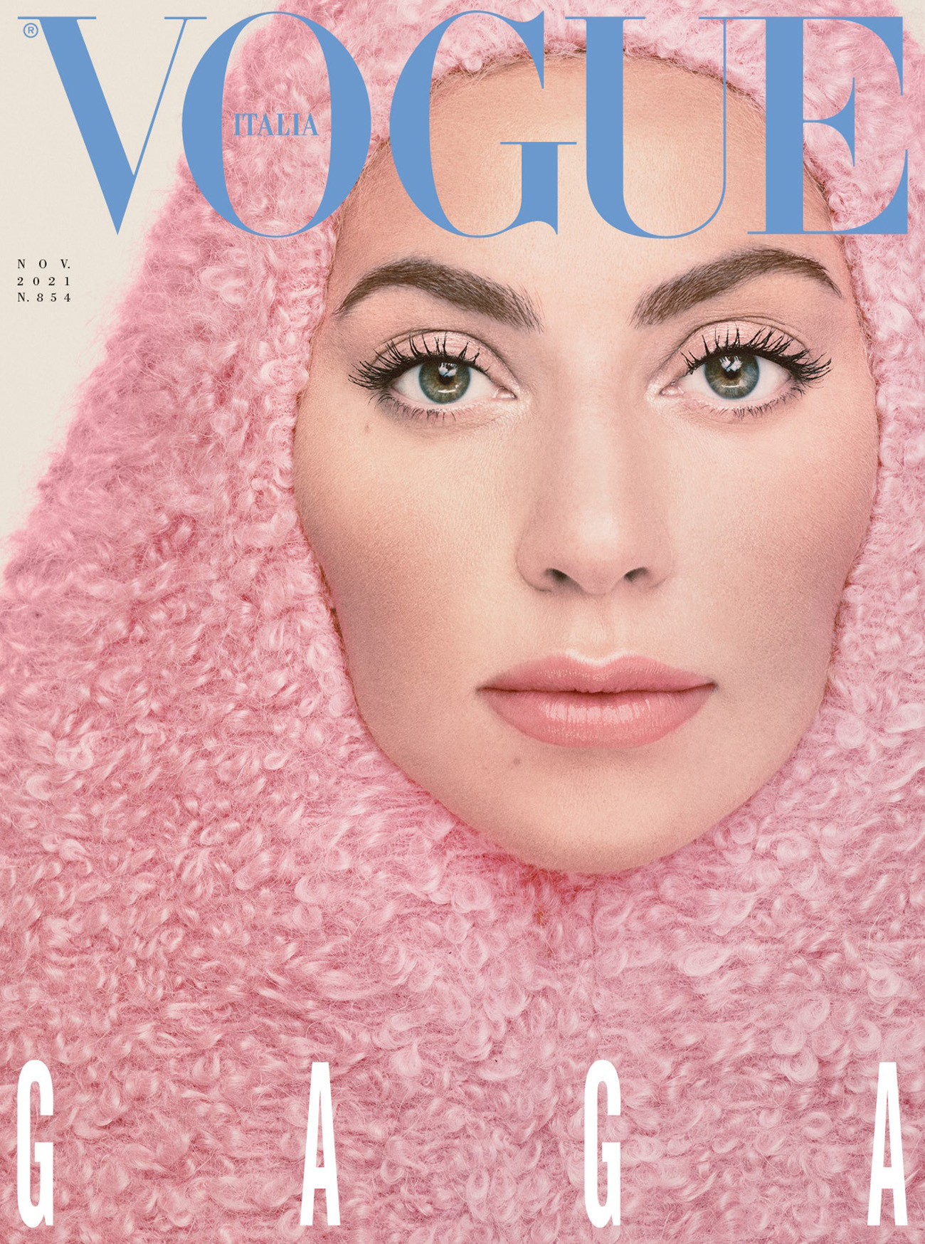 Lady Gaga covers Vogue Italia November 2021 & British Vogue December 2021 by Steven Meisel